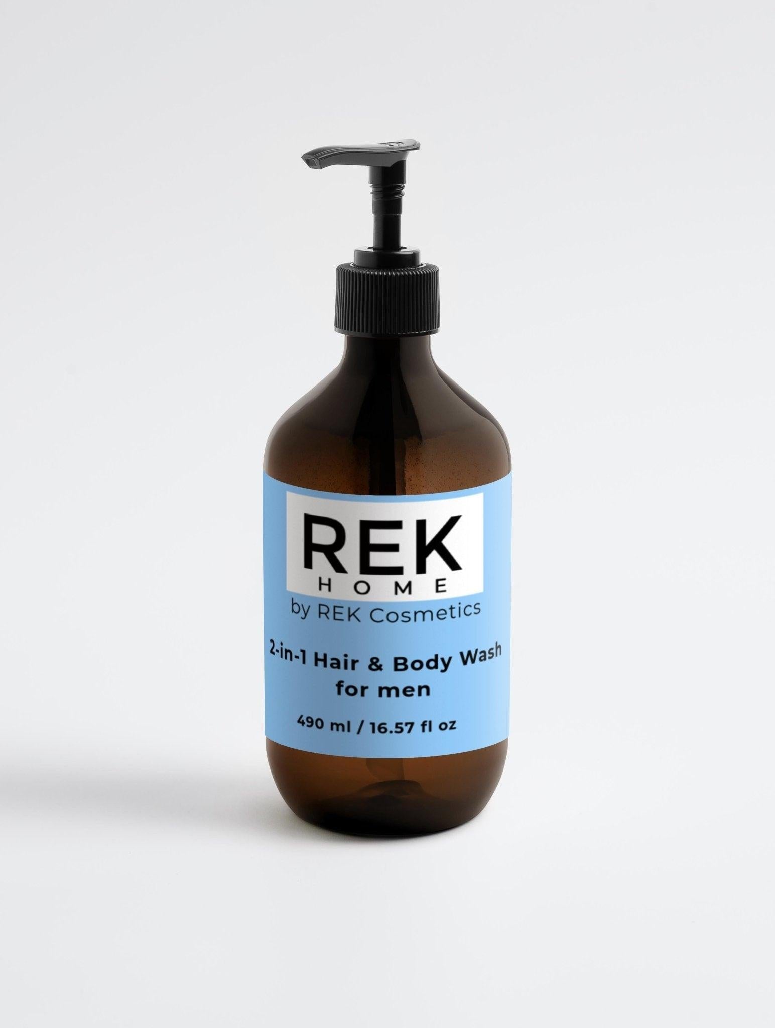 2-in-1 Hair & Body Wash for men by REK Cosmetics