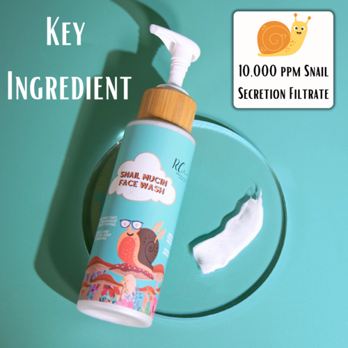 Snail Mucin Face Wash - Hydrating Cleanser for Glowing, Smooth Skin