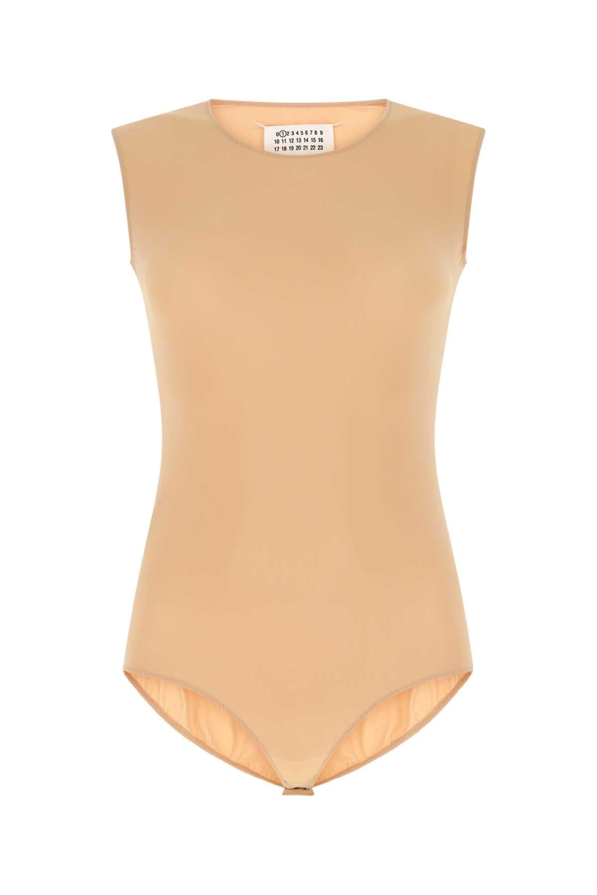 Maison Margiela Women Skin Pink Stretch Nylon Body DestGlow