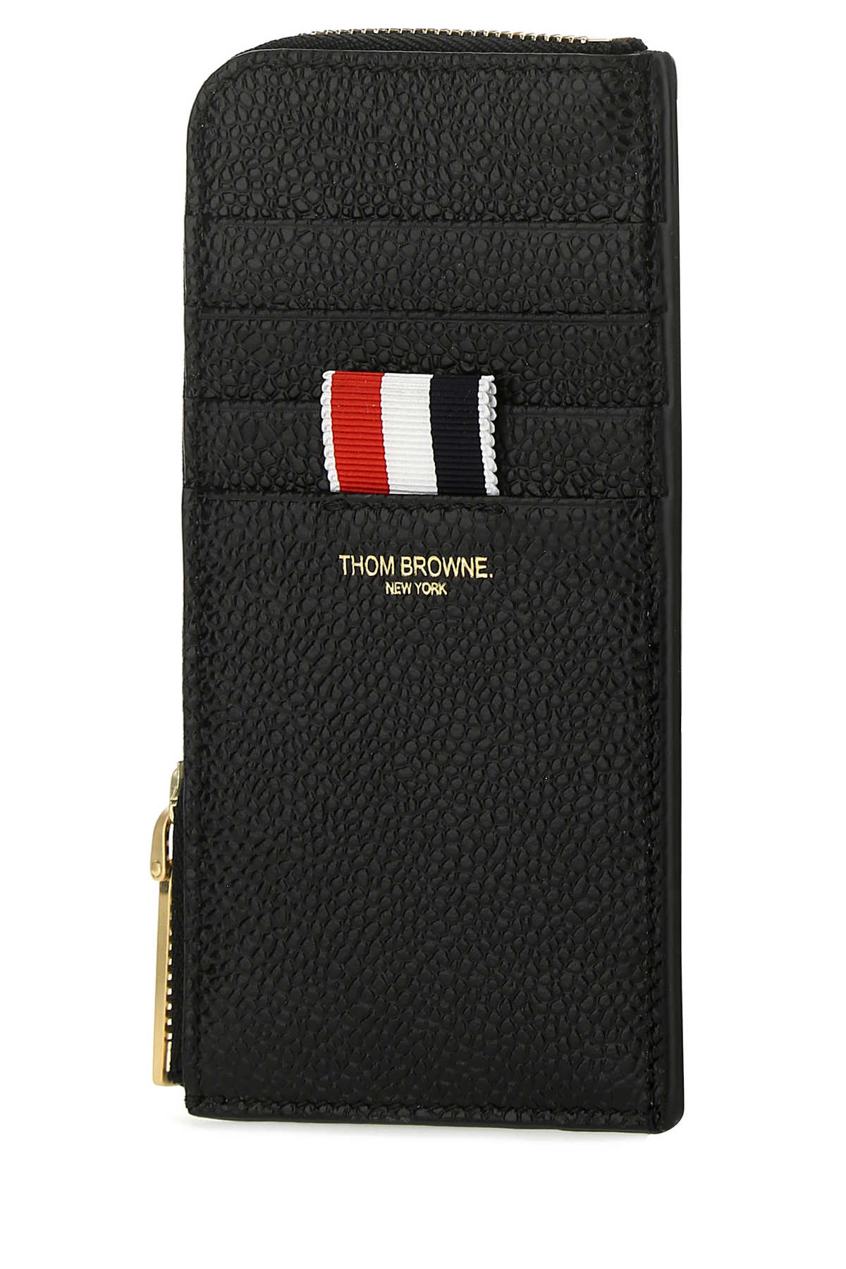 Thom Browne Women Black Leather Coin Purse by Luosophy