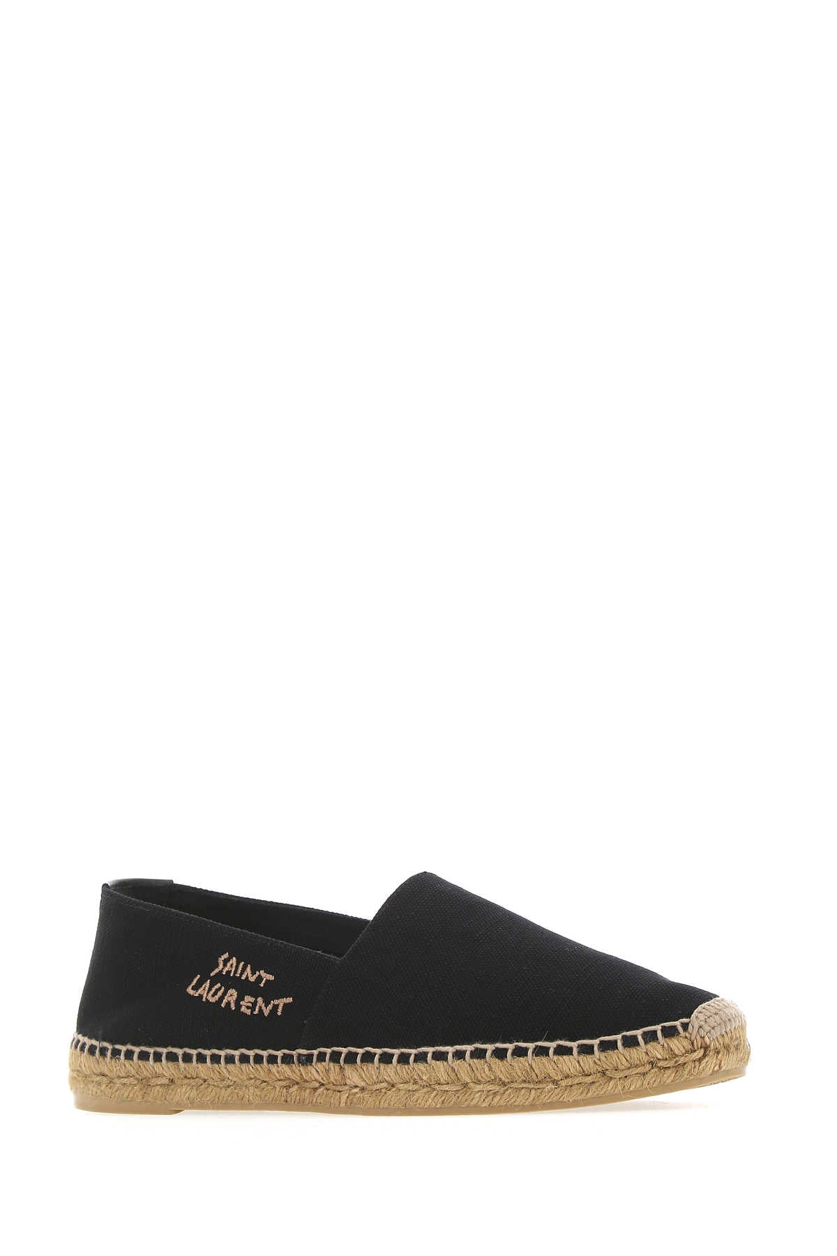 Saint Laurent Men Black Canvas Espadrilles DestGlow