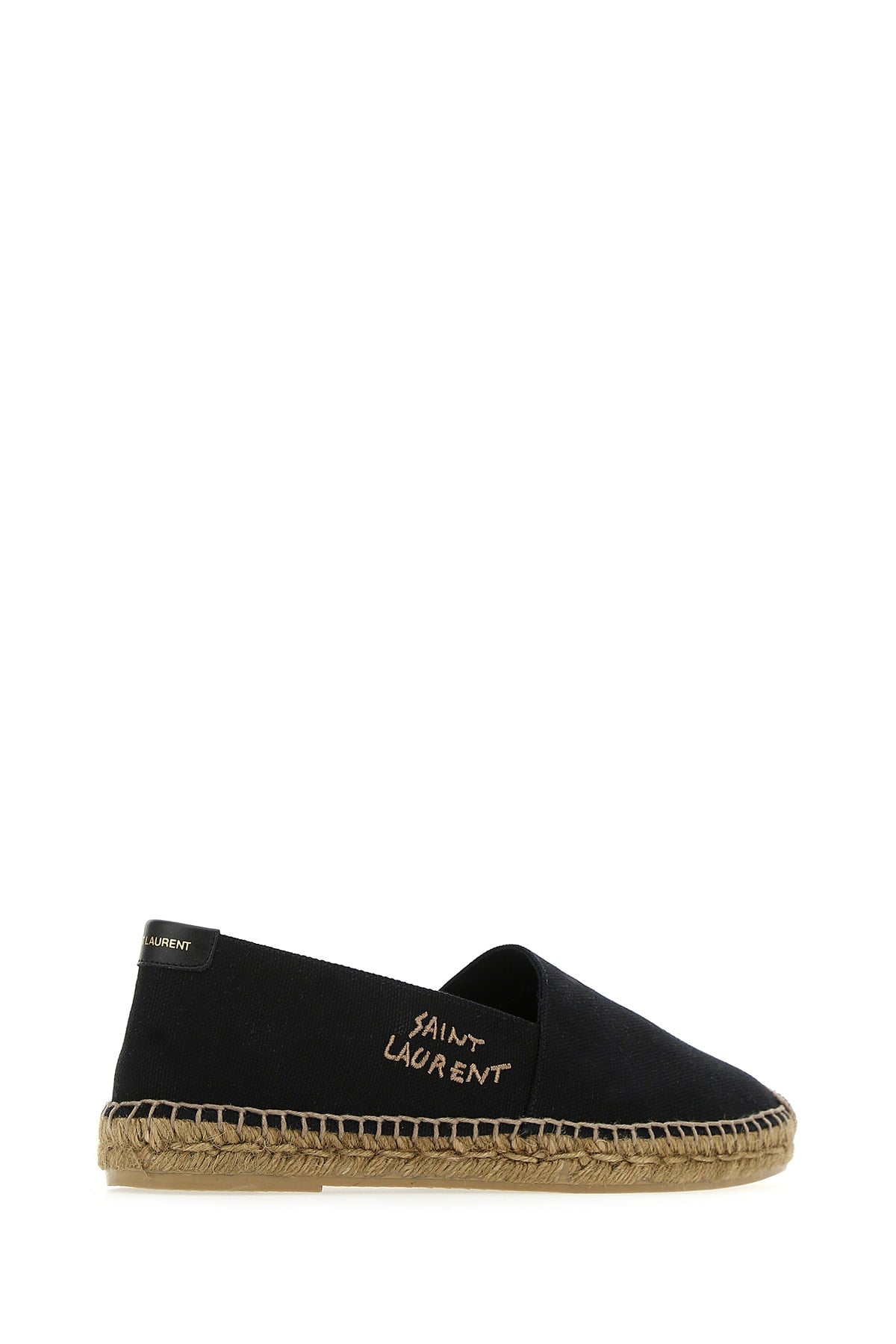 Saint Laurent Men Black Canvas Espadrilles DestGlow