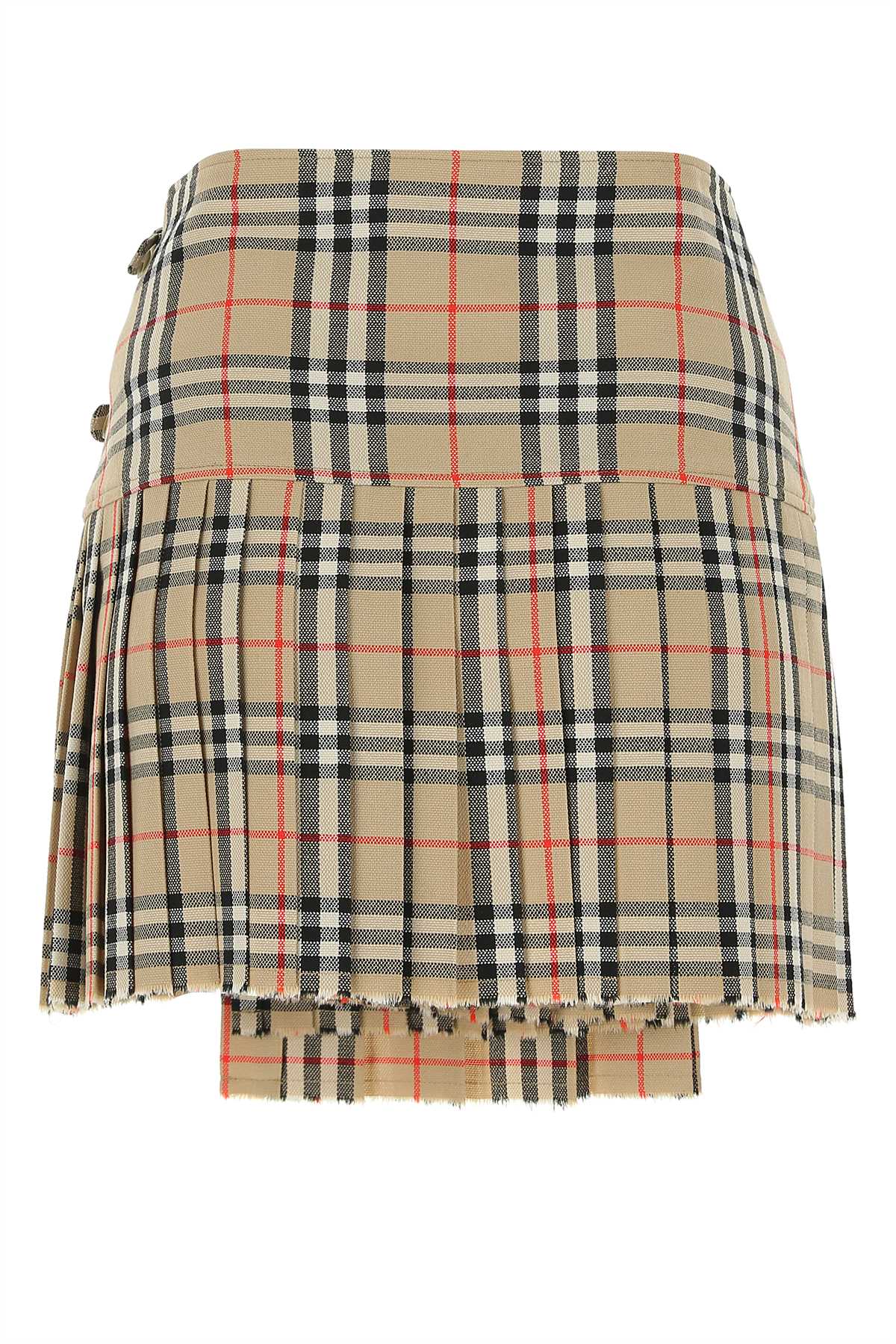 Burberry Women Embroidered Wool Mini Skirt DestGlow