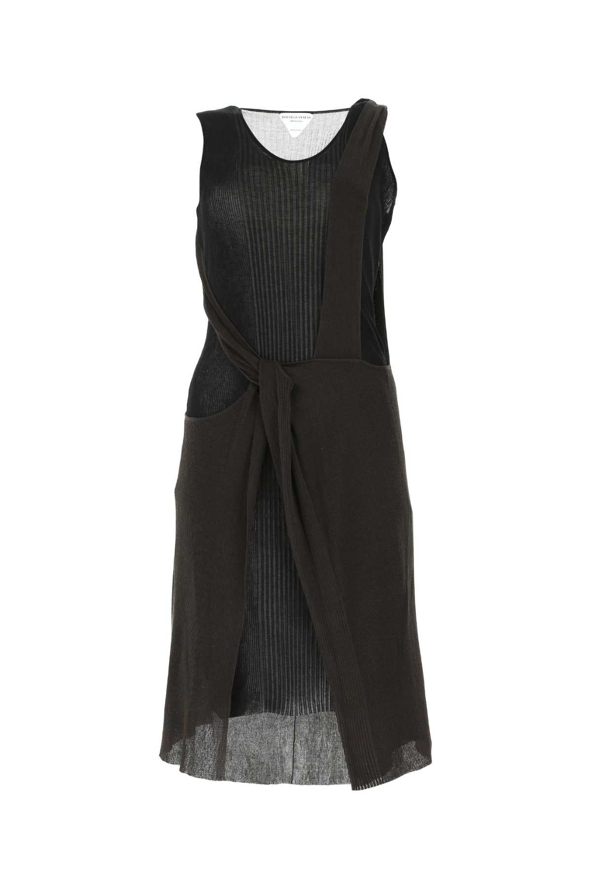 Bottega Veneta Women Two-Tone Cotton Blend Dress DestGlow
