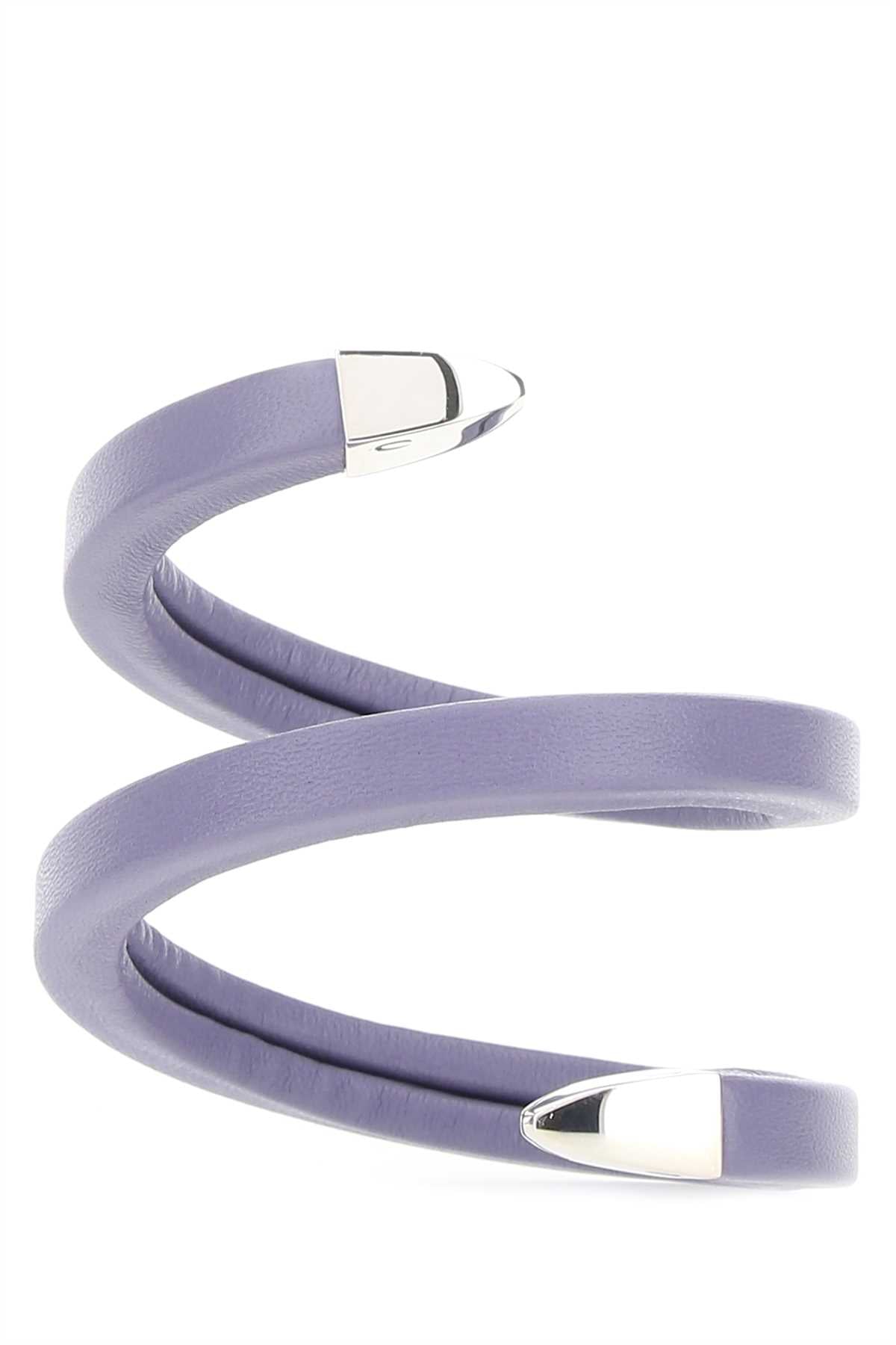 Bottega Veneta Women Lilac Nappa Leather Bracelet by Luosophy