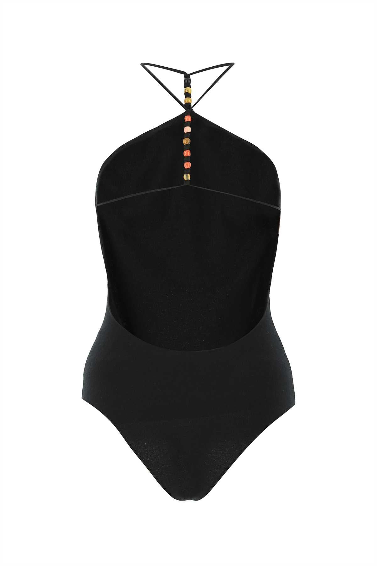 Bottega Veneta Women Black Stretch Cashmere Blend Bodysuit DestGlow