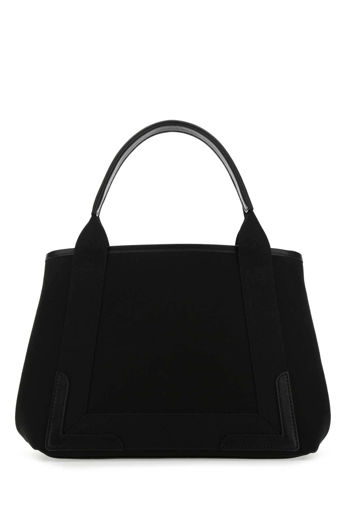 Balenciaga Women Black Canvas Small Cabas Navy Handbag DestGlow