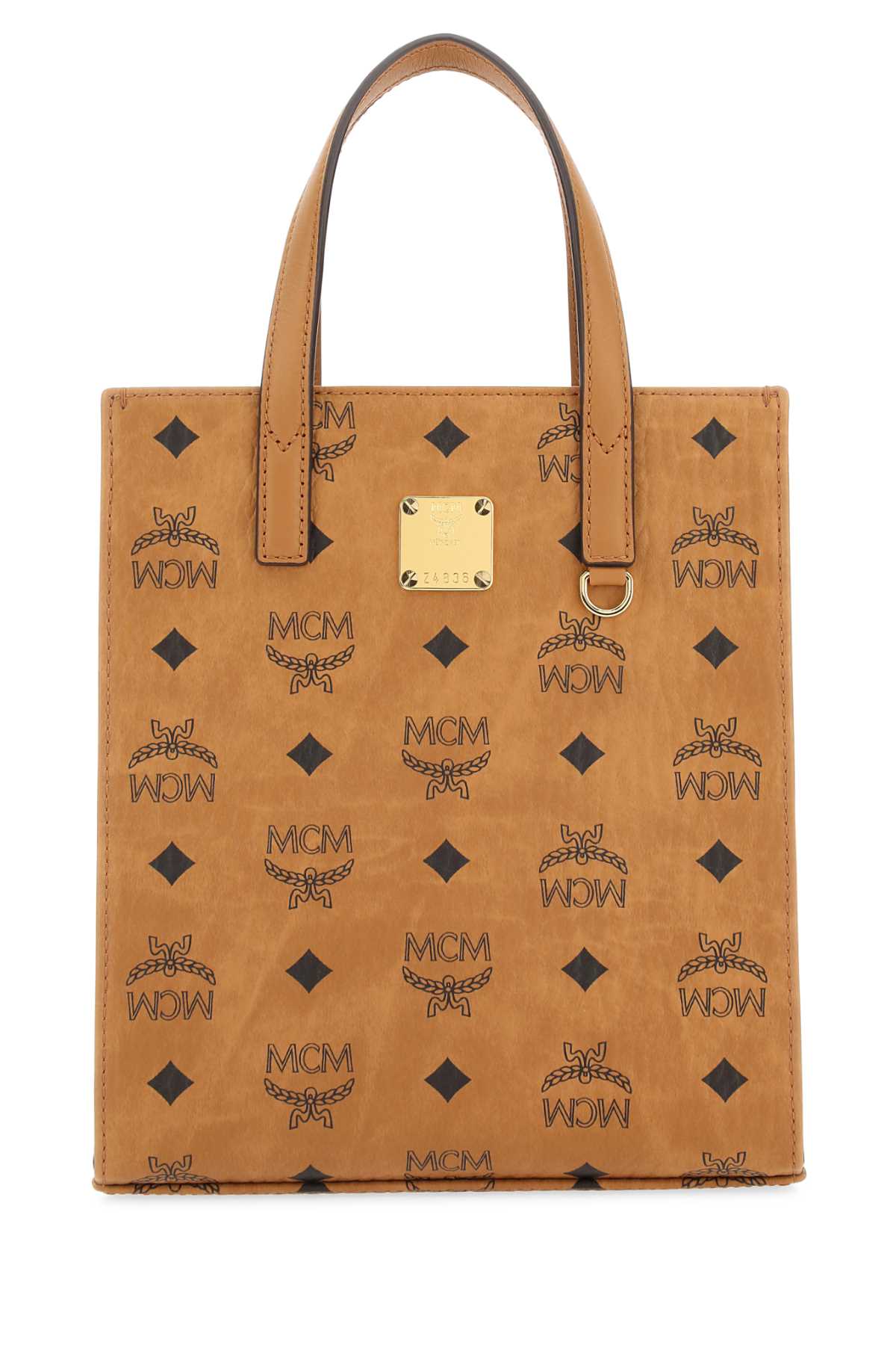 Mcm Unisex Printed Canvas Shopping Bag DestGlow