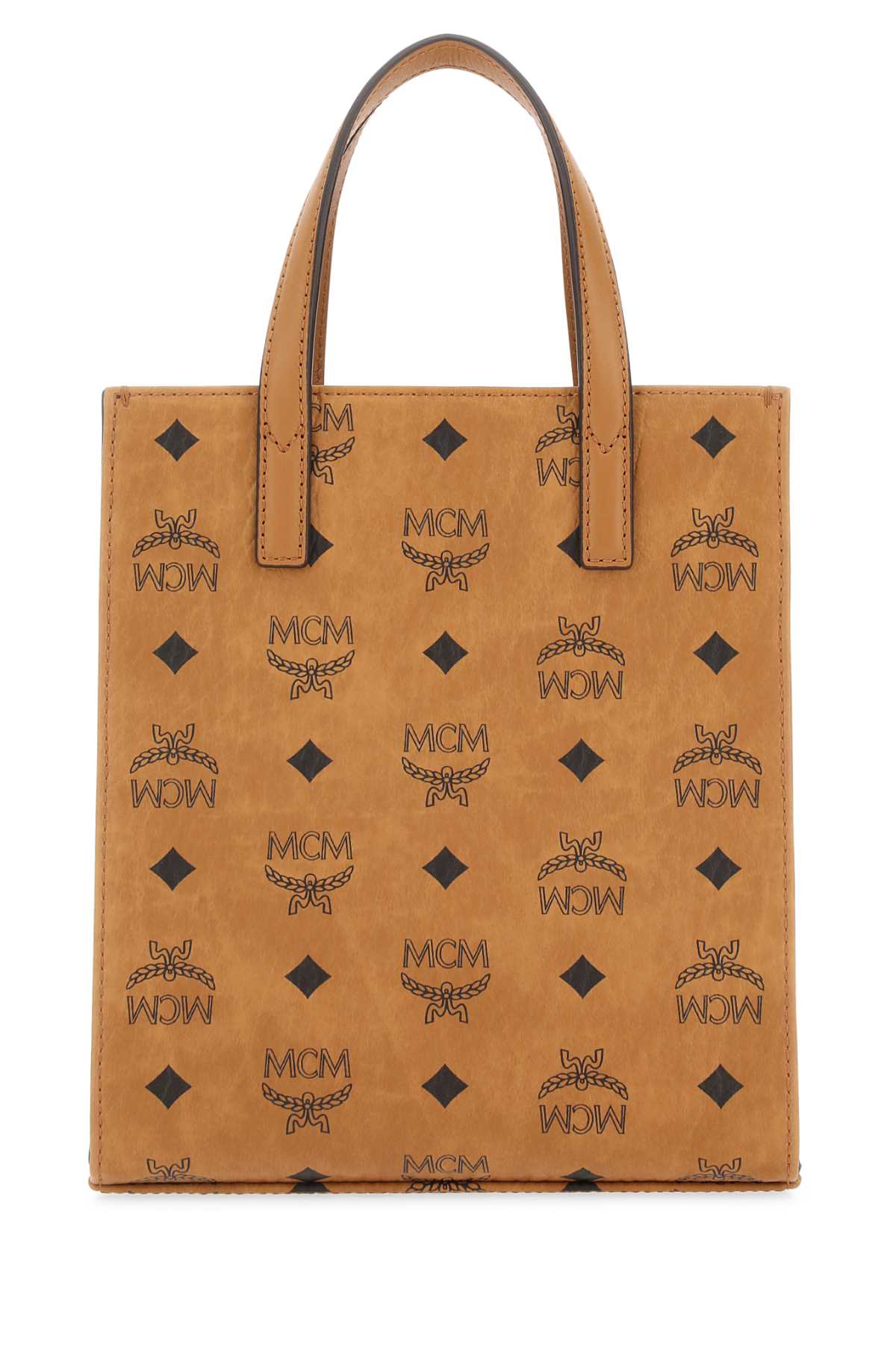 Mcm Unisex Printed Canvas Shopping Bag DestGlow