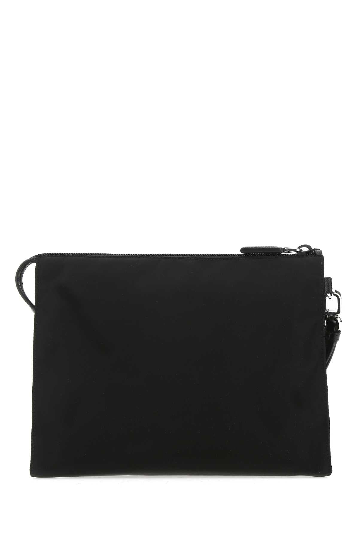 Prada Men Black Re-Nylon Clutch DestGlow