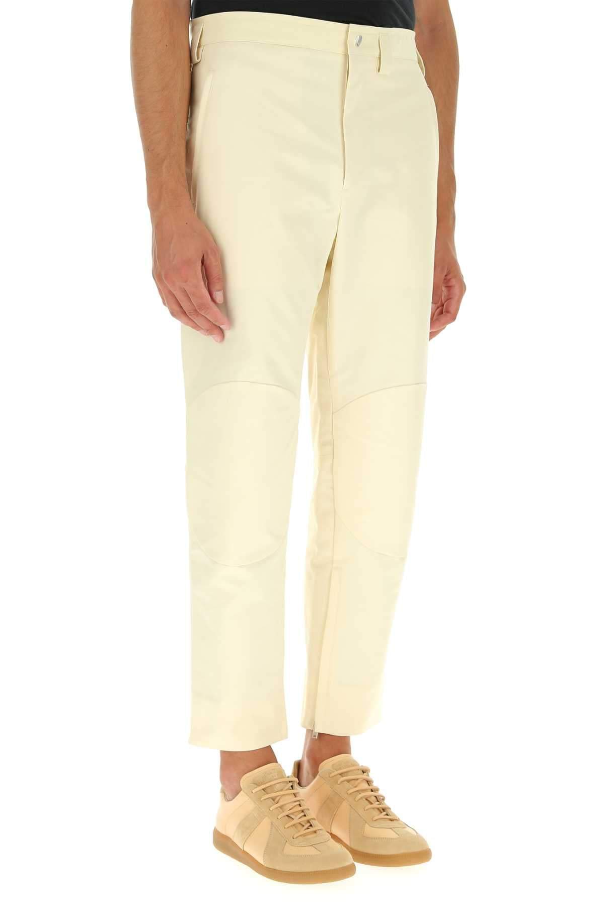 Jil Sander Men Ivory Cotton Pant DestGlow