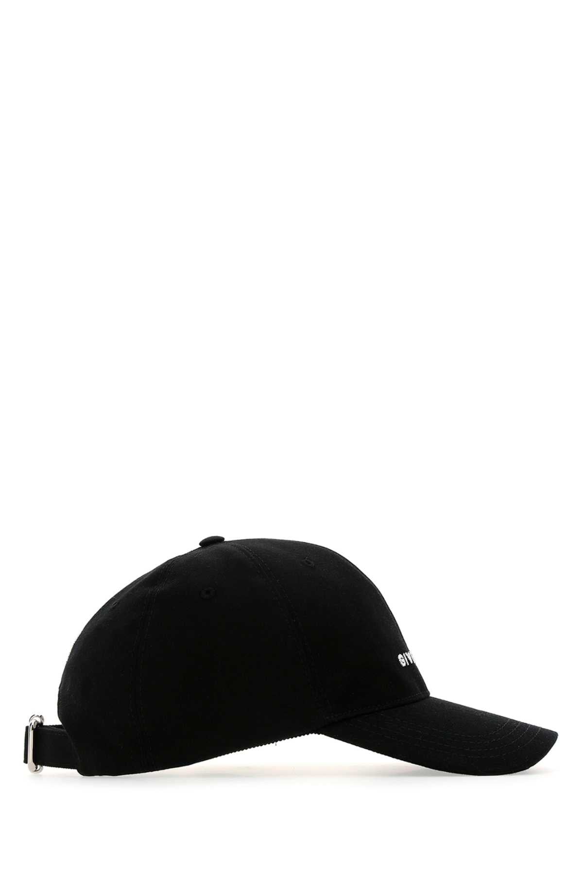 Givenchy Men Black Cotton Baseball Cap DestGlow