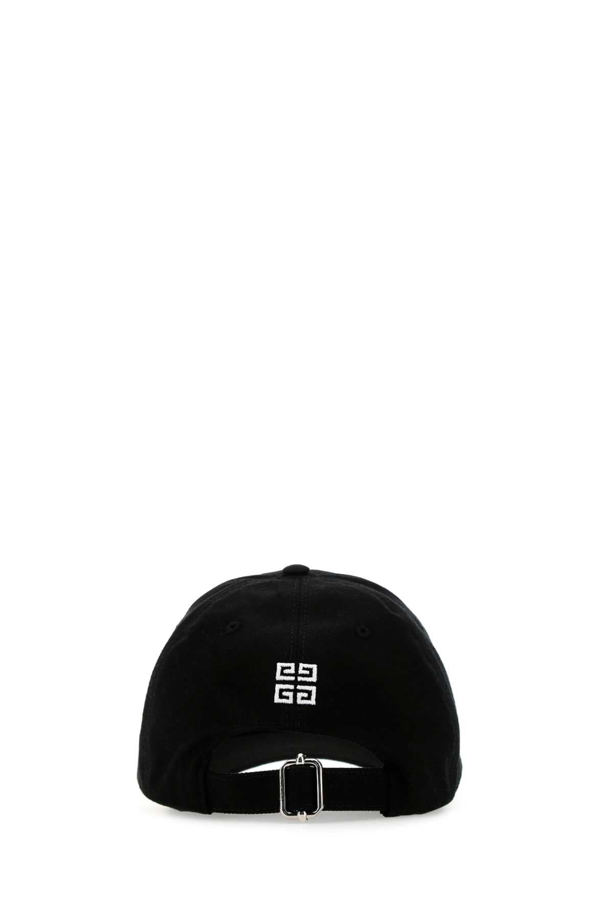 Givenchy Men Black Cotton Baseball Cap DestGlow