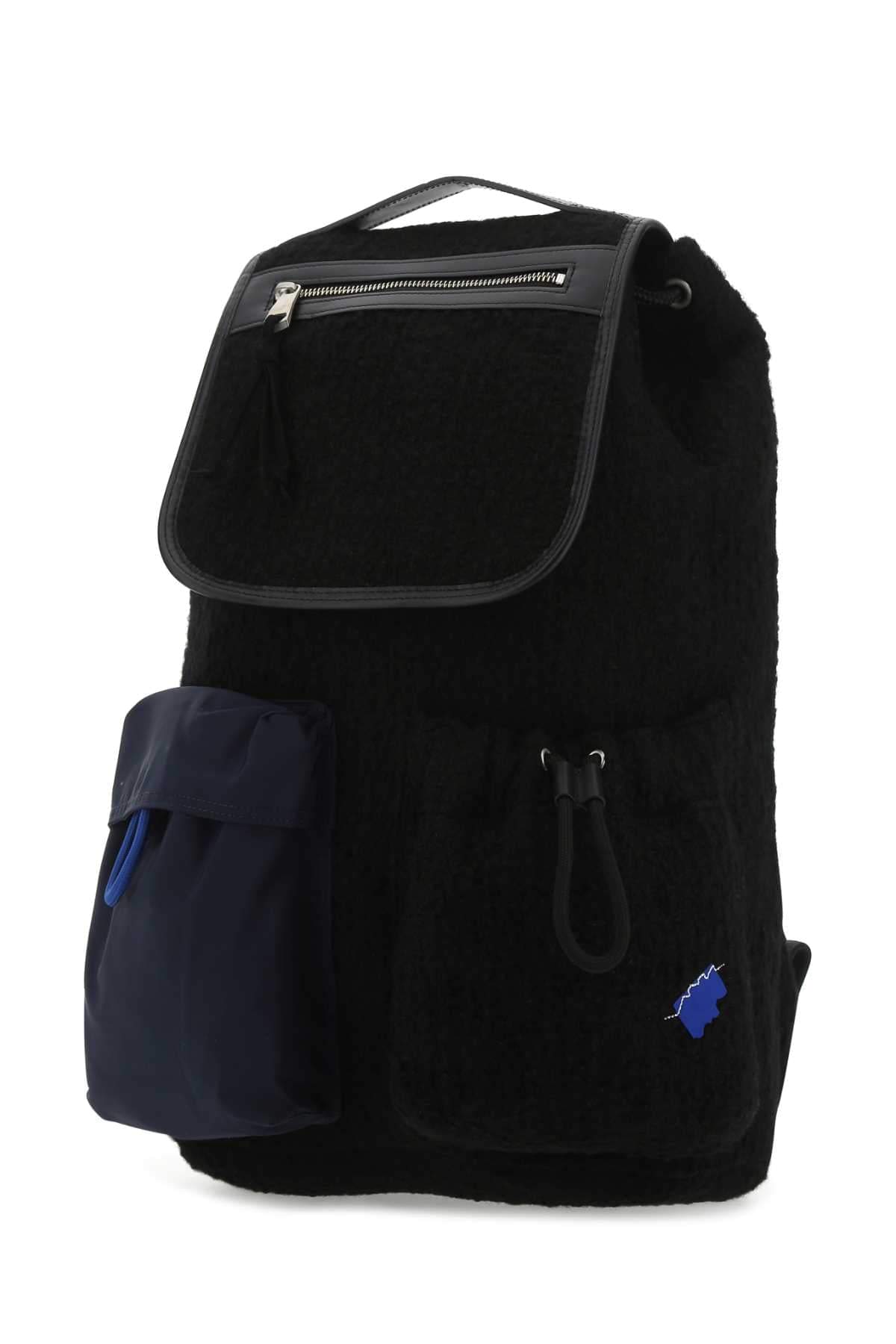 Ader Error Men Black Boucle Backpack