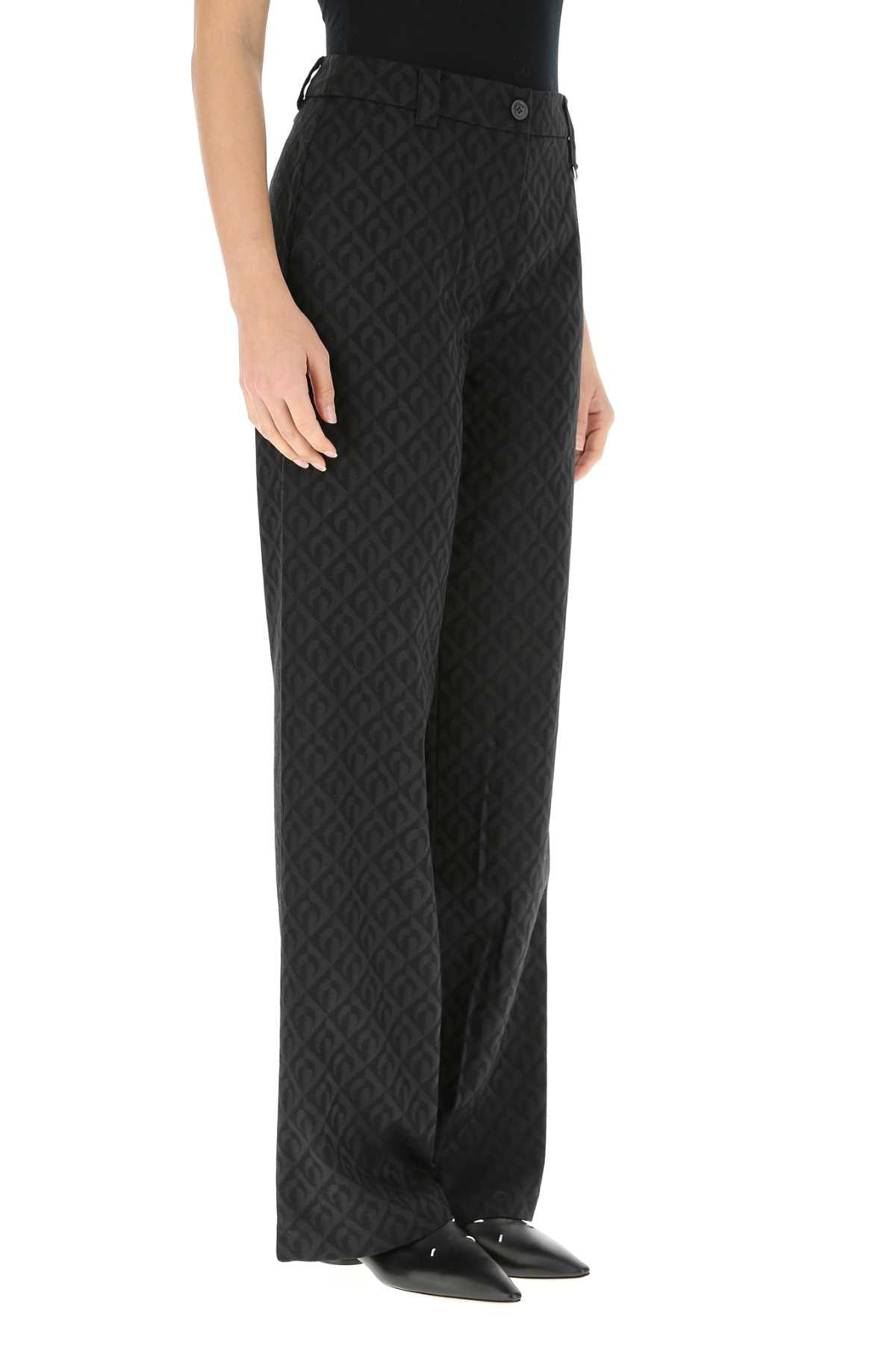 Marine Serre Women Embroidered Polyester Blend Pant DestGlow