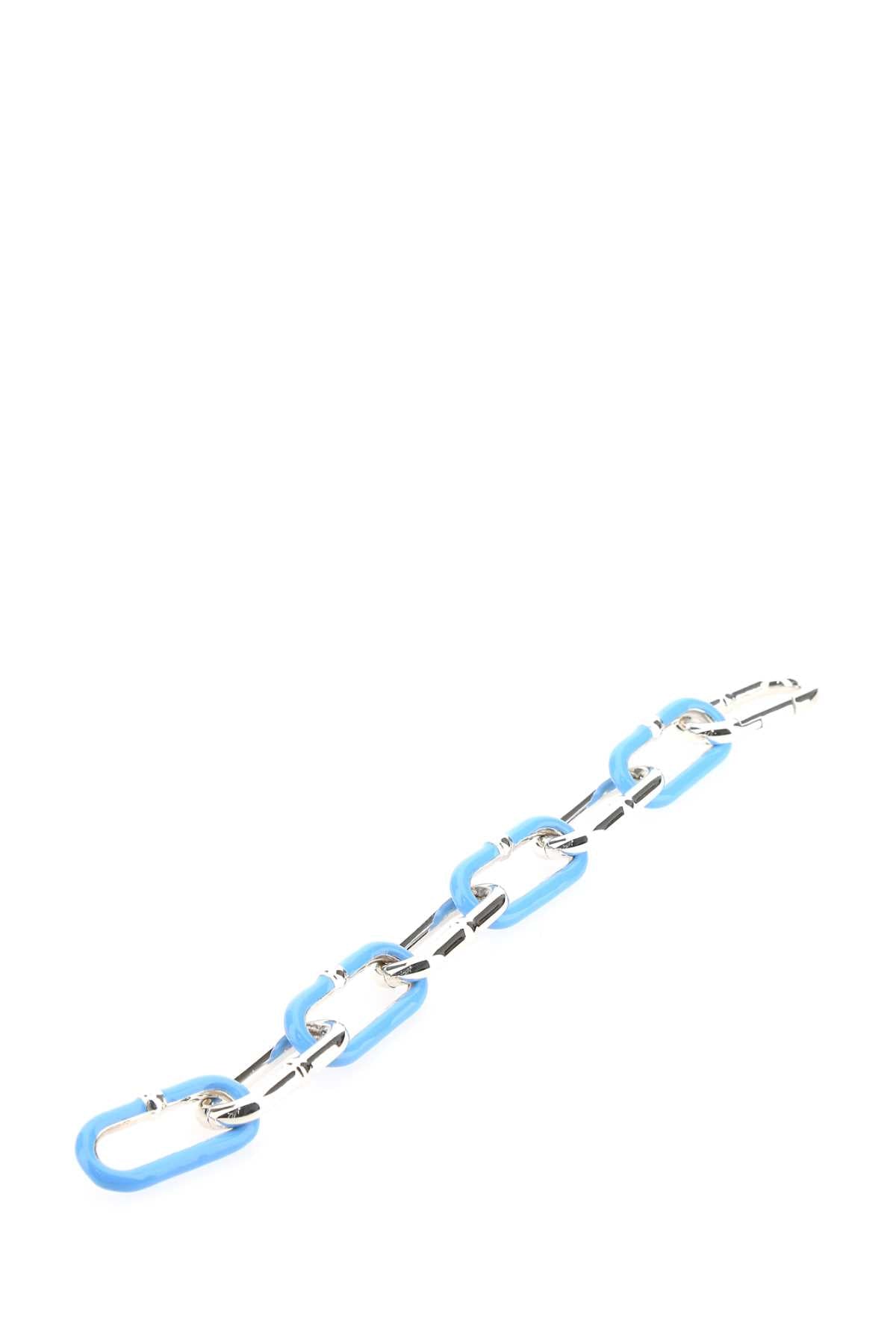 Bottega Veneta Women Two-Tone Silver Chain Bracelet DestGlow