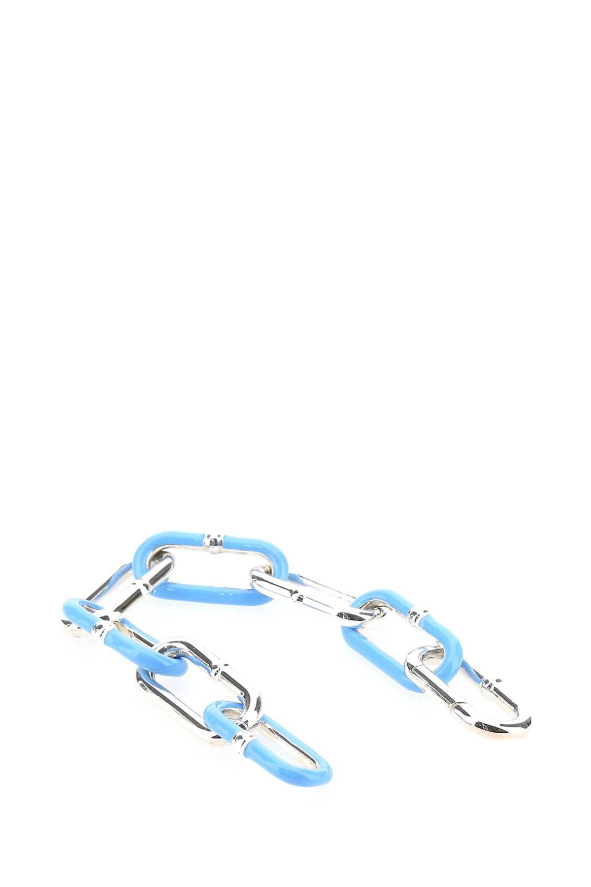 Bottega Veneta Women Two-Tone Silver Chain Bracelet DestGlow