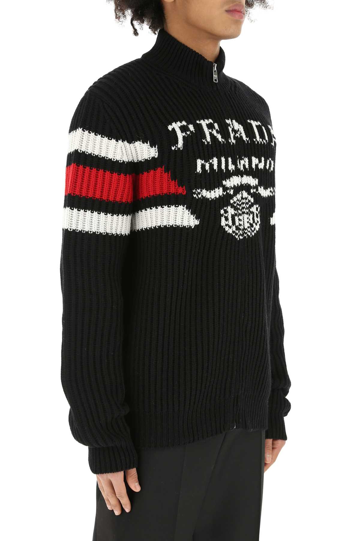 Prada Men Black Cashmere Cardigan DestGlow