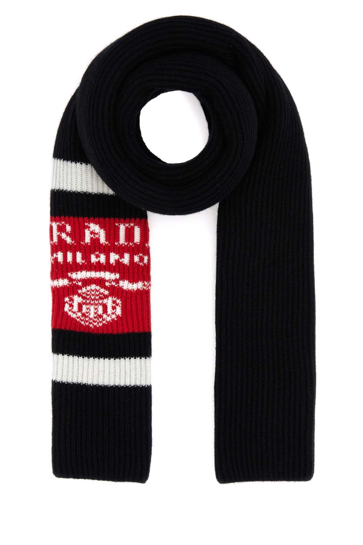 Prada Men Black Cashmere Scarf DestGlow