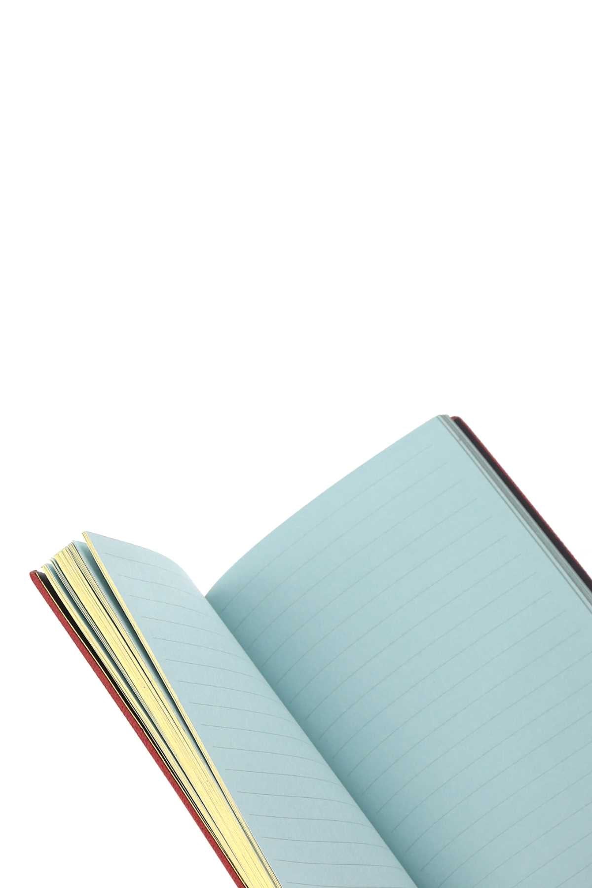 Prada Unisex Red Leather Notebook Set DestGlow
