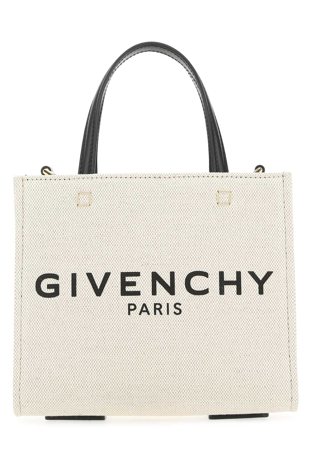 Givenchy Women Ivory Canvas Mini G-Tote Handbag DestGlow