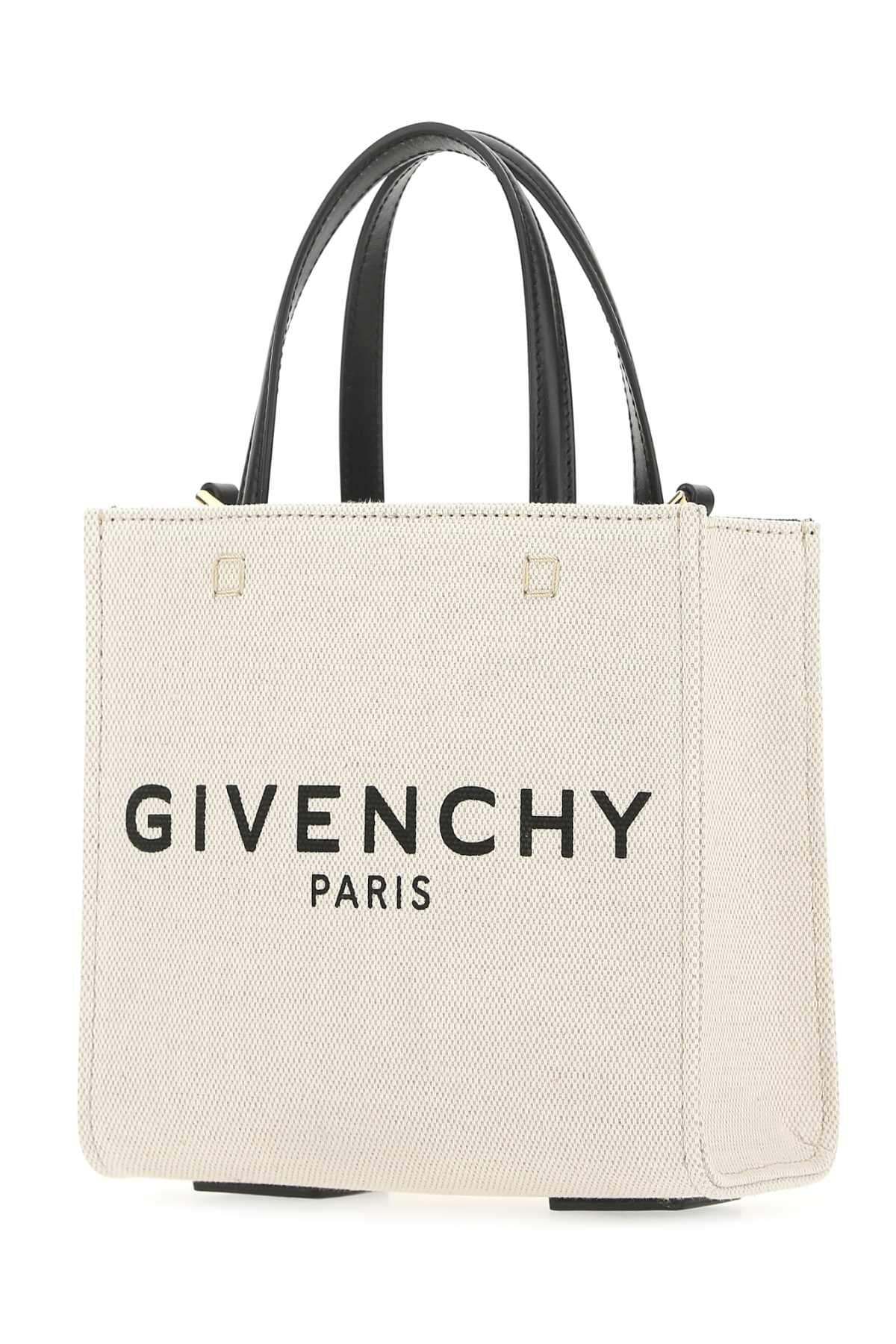 Givenchy Women Ivory Canvas Mini G-Tote Handbag DestGlow