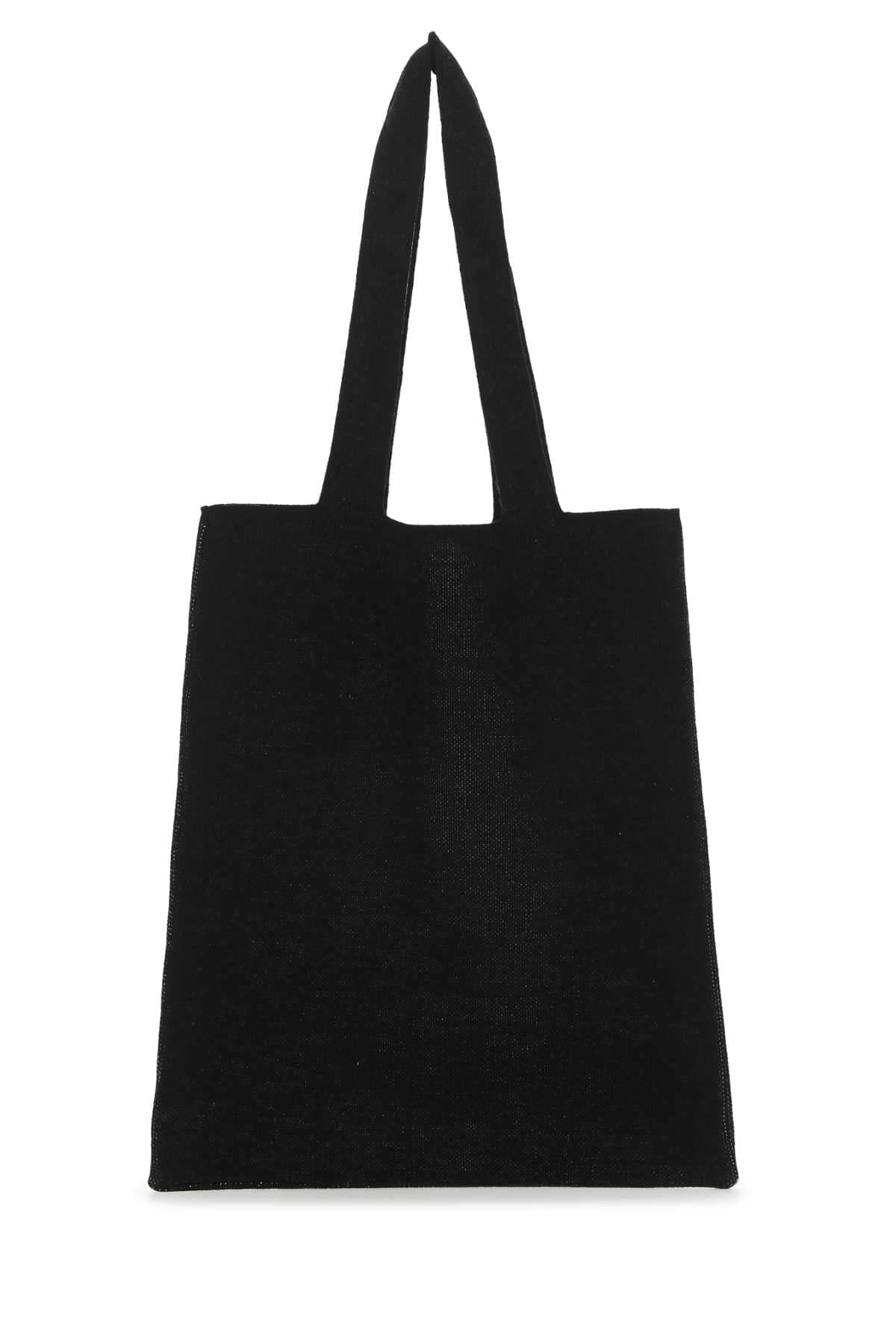 Palm Angels Men Black Wool Blend Shopping Bag DestGlow