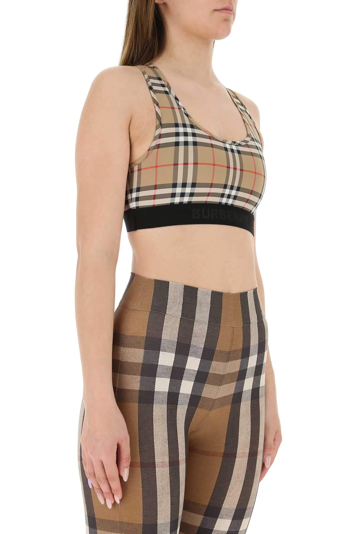 Burberry Women Printed Stretch Nylon Top DestGlow