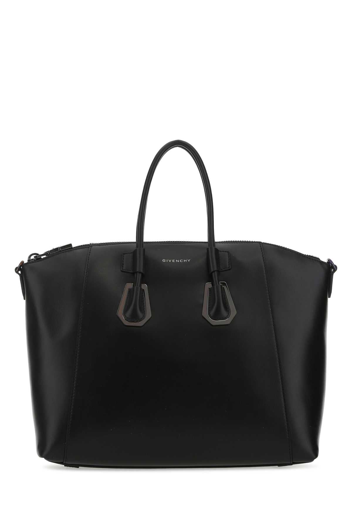 Givenchy Women Black Leather Small Antigona Sport Handbag by Luosophy