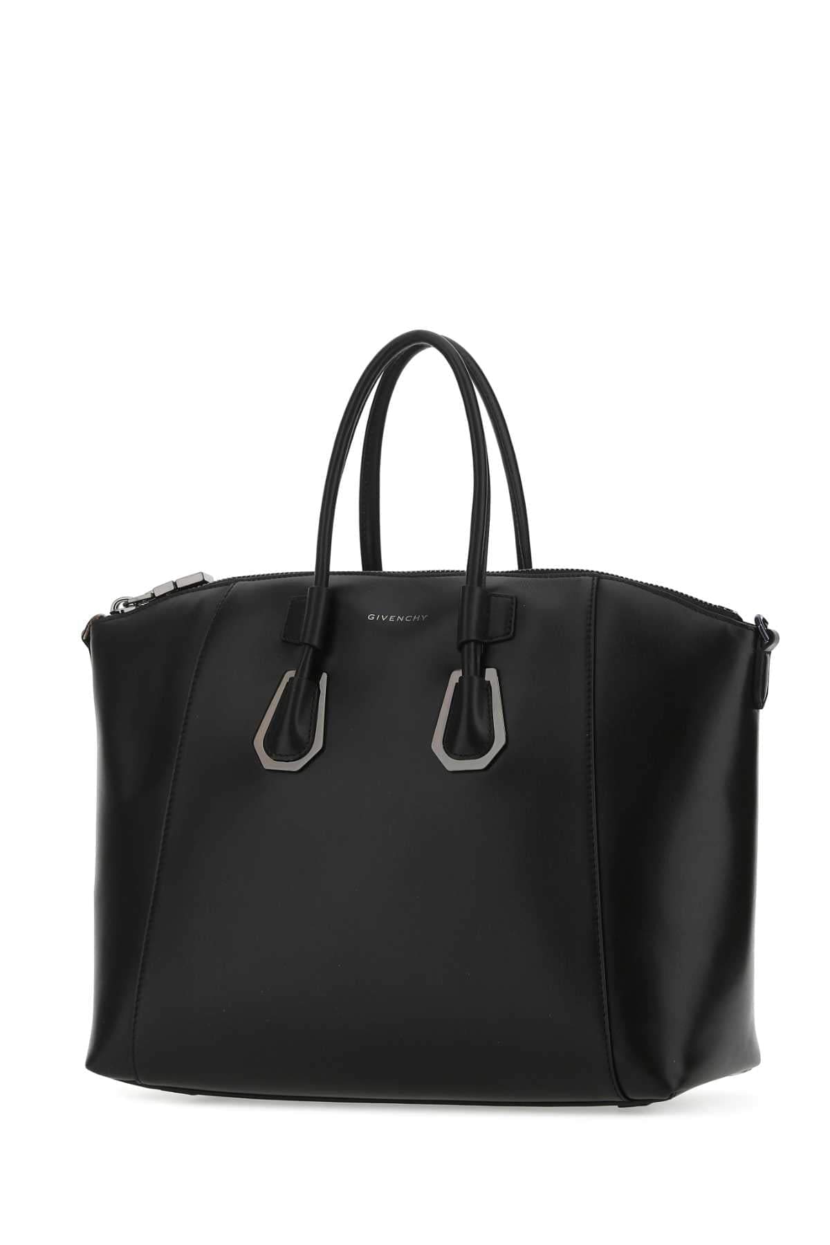 Givenchy Women Black Leather Small Antigona Sport Handbag DestGlow