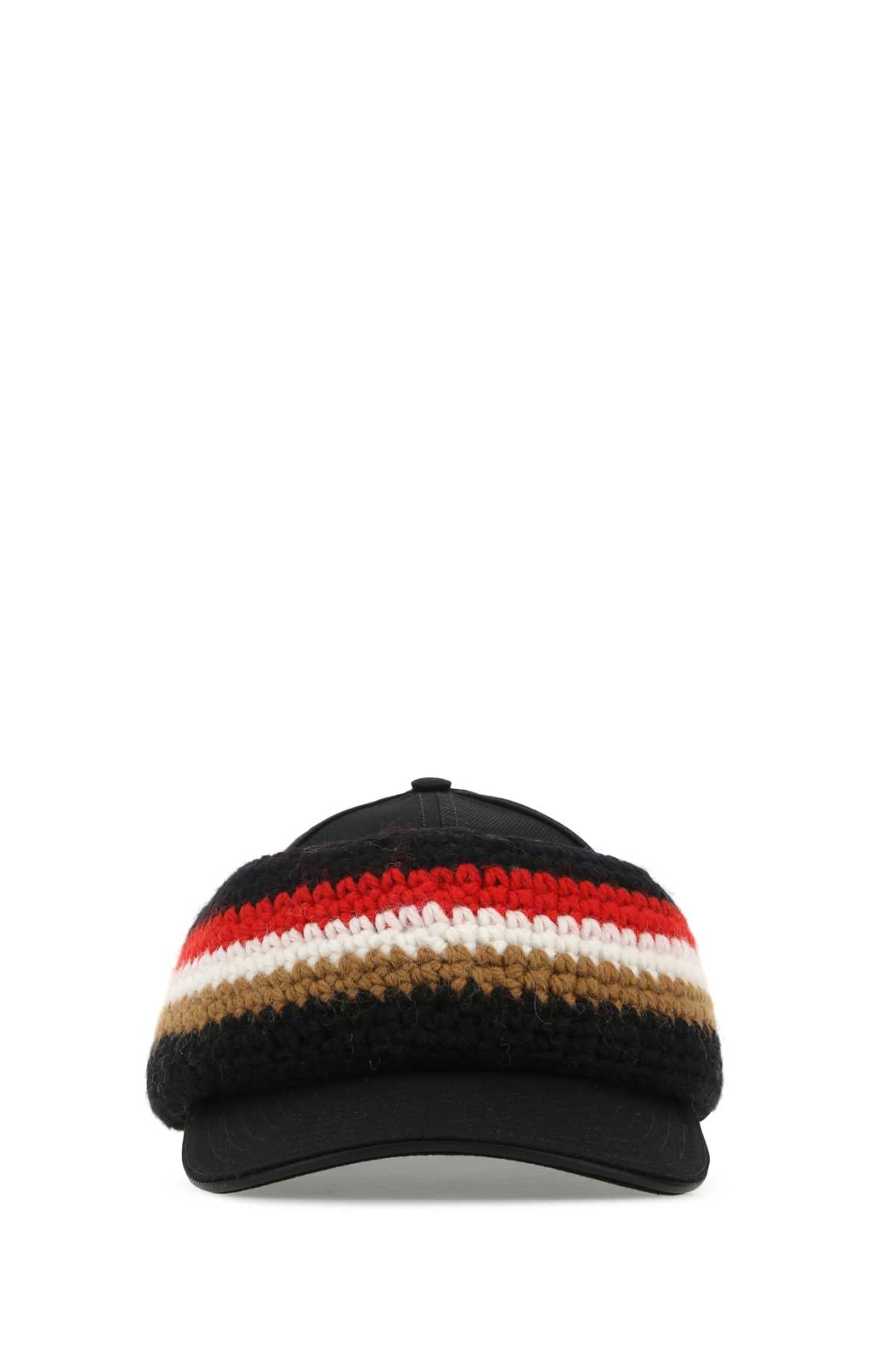 Burberry Men Black Cotton Hat DestGlow