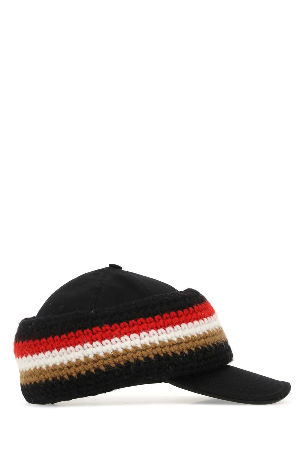 Burberry Men Black Cotton Hat DestGlow