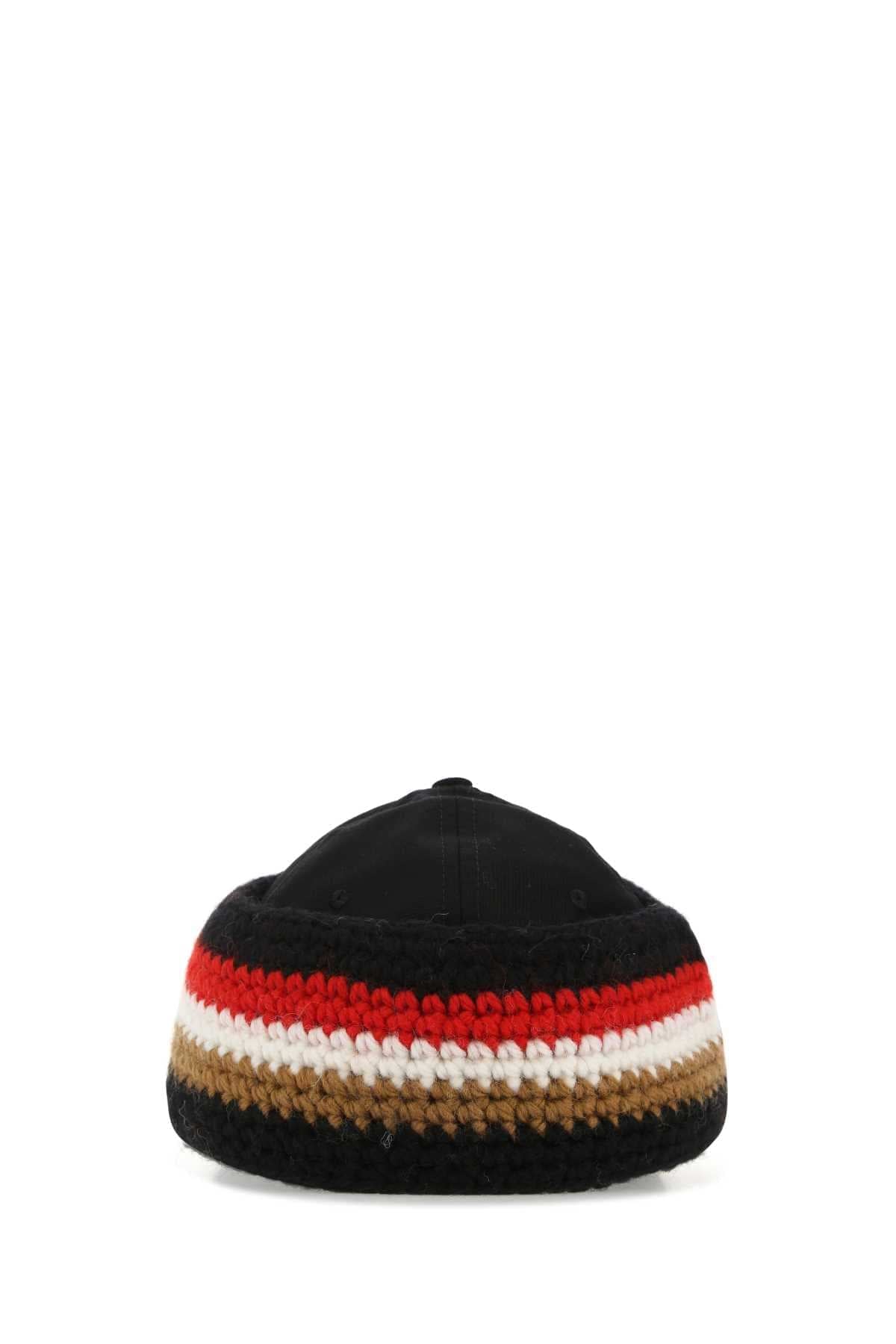 Burberry Men Black Cotton Hat DestGlow