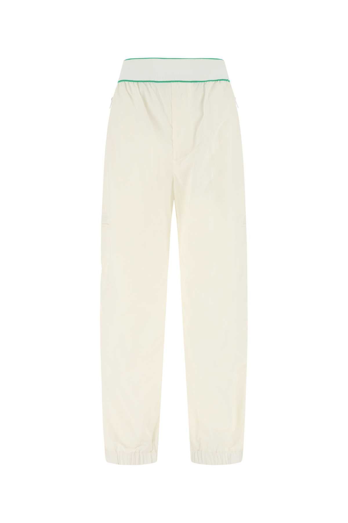 Bottega Veneta Women White Nylon Pant DestGlow