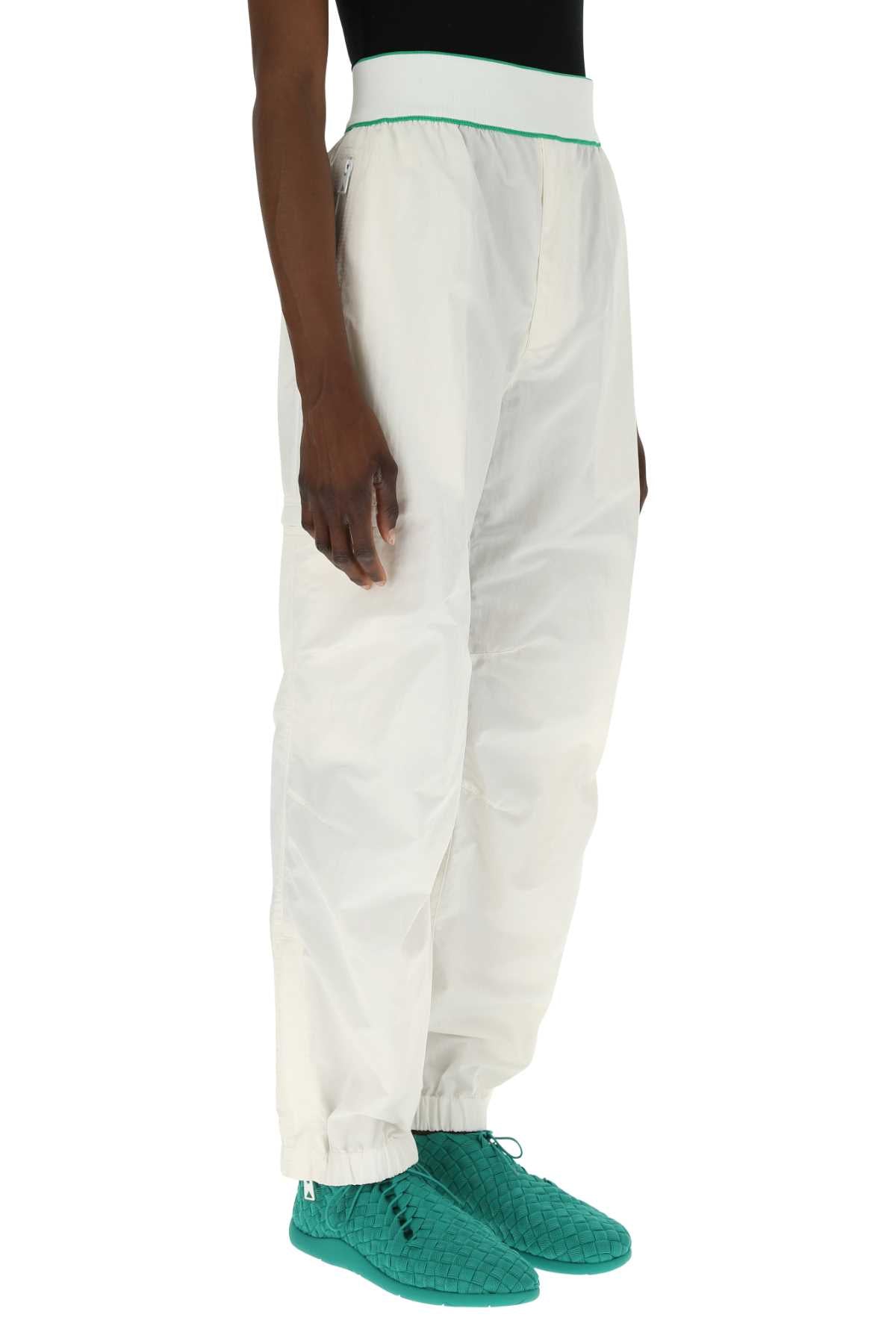 Bottega Veneta Women White Nylon Pant by Luosophy