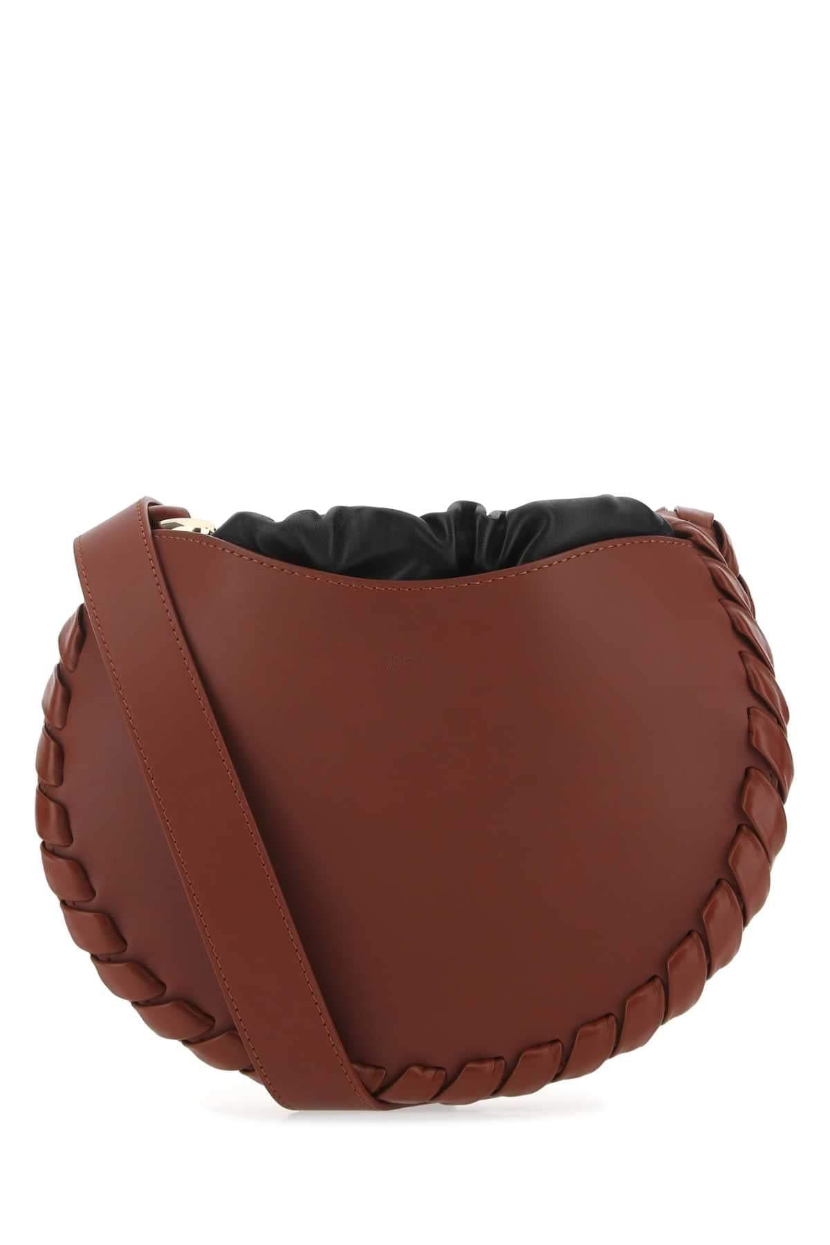 Chloe Women Brick Leather Small Mate Crossbody Bag DestGlow