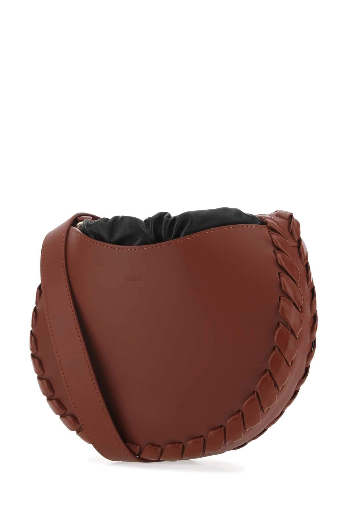 Chloe Women Brick Leather Small Mate Crossbody Bag DestGlow