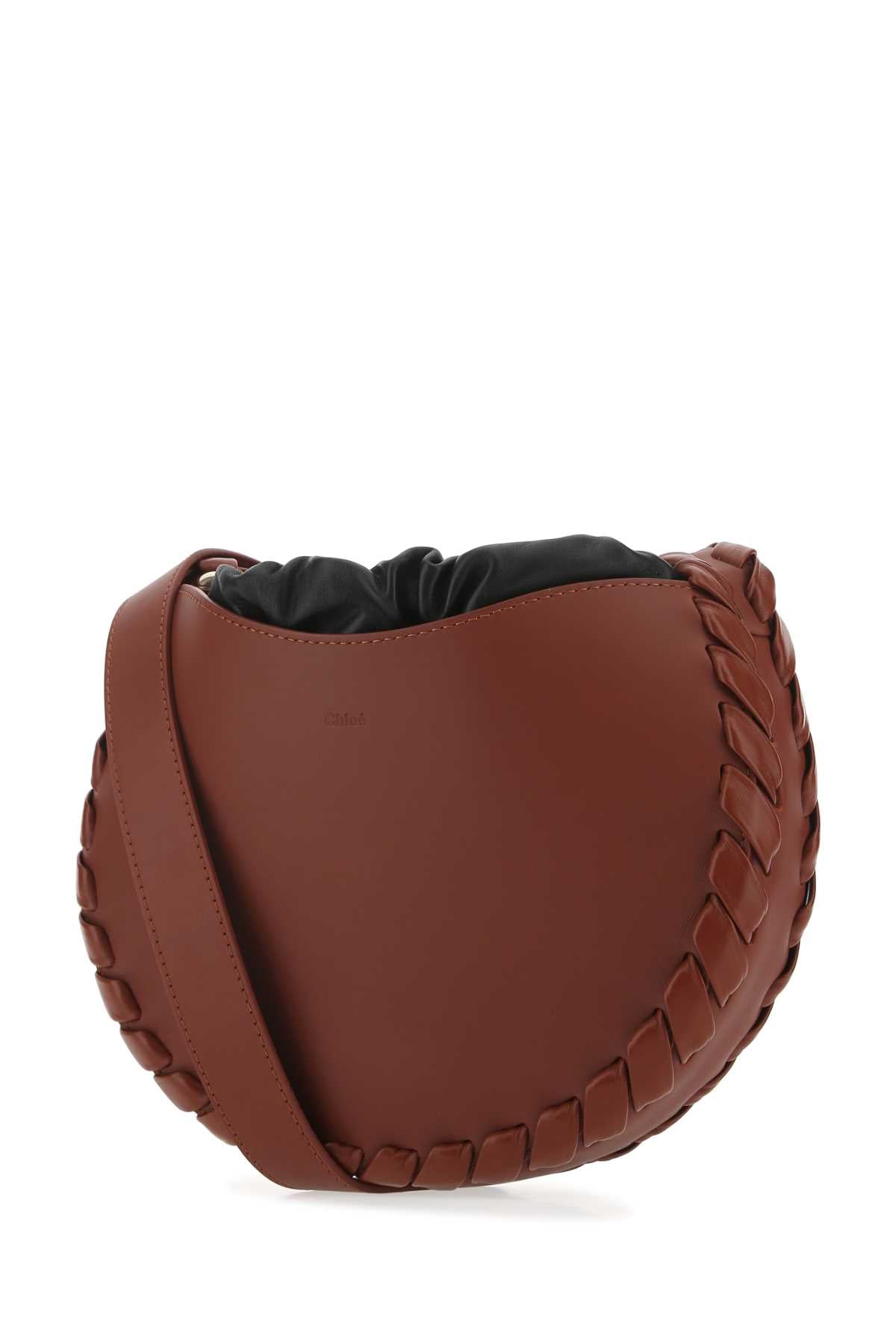 Chloe Women Brick Leather Small Mate Crossbody Bag by Luosophy