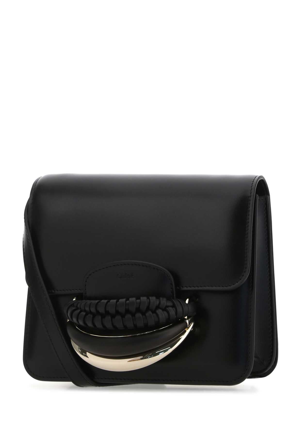 Chloe Women Black Leather Kattie Clutch DestGlow