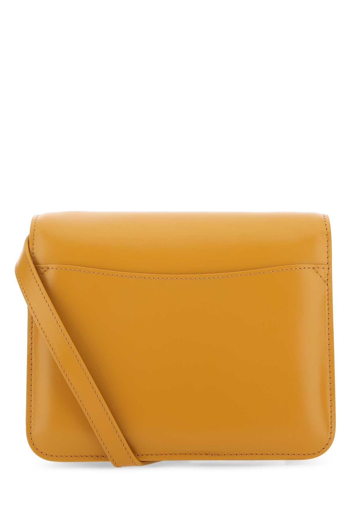 Chloe Women Mustard Leather Kattie Clutch DestGlow