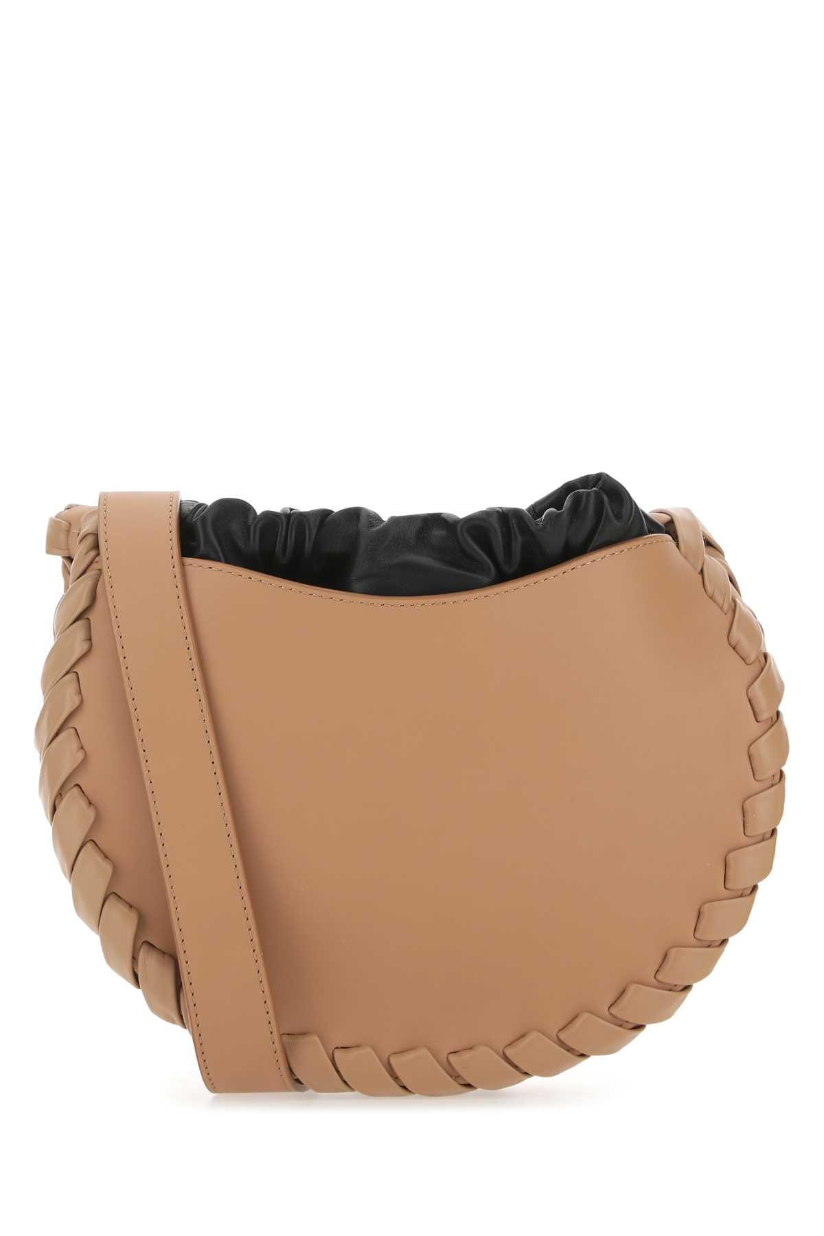 Chloe Women Biscuit Leather Small Mate Crossbody Bag DestGlow