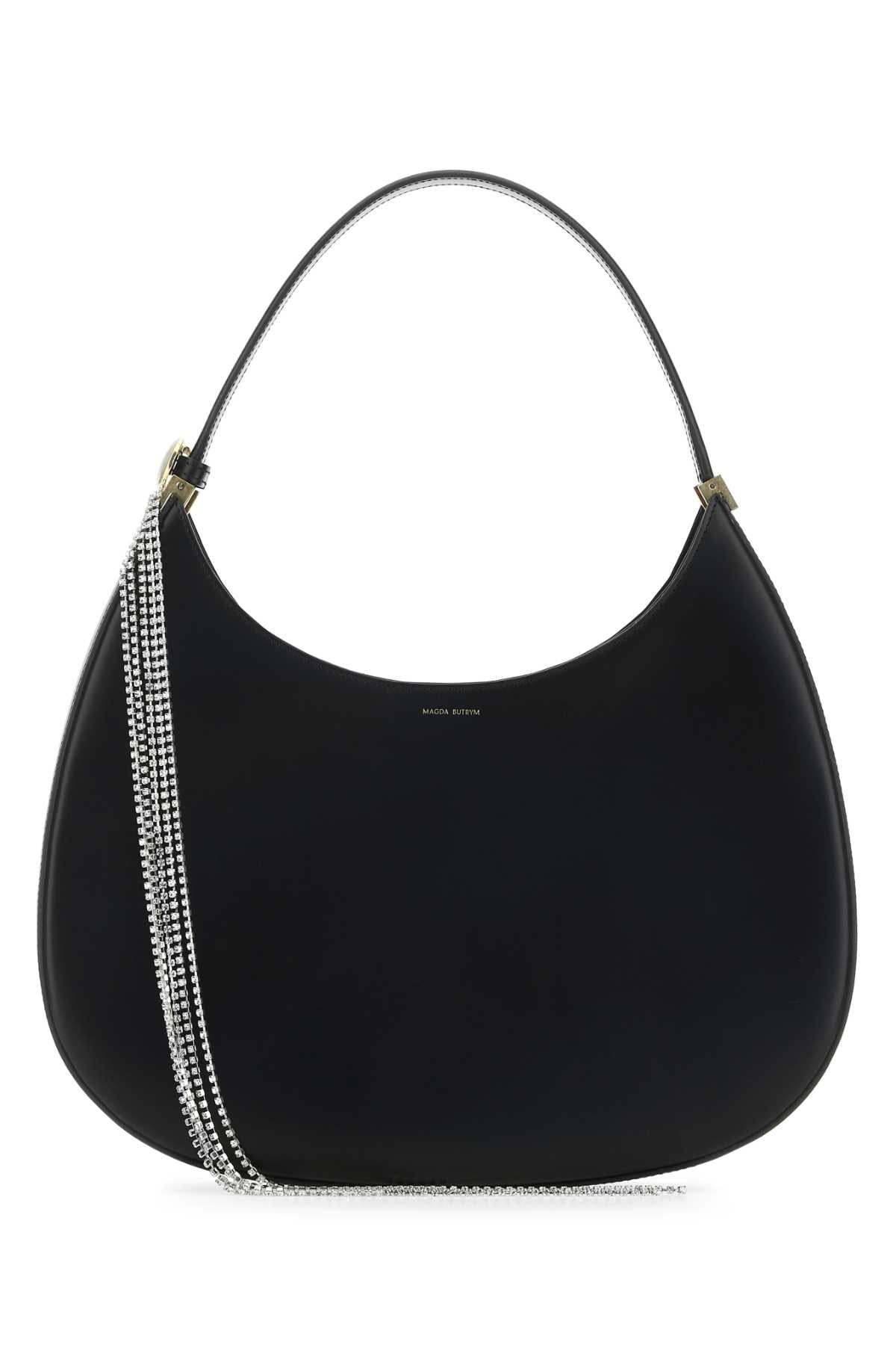 Magda Butrym Women Black Leather Vesna Large Shoulder Bag DestGlow