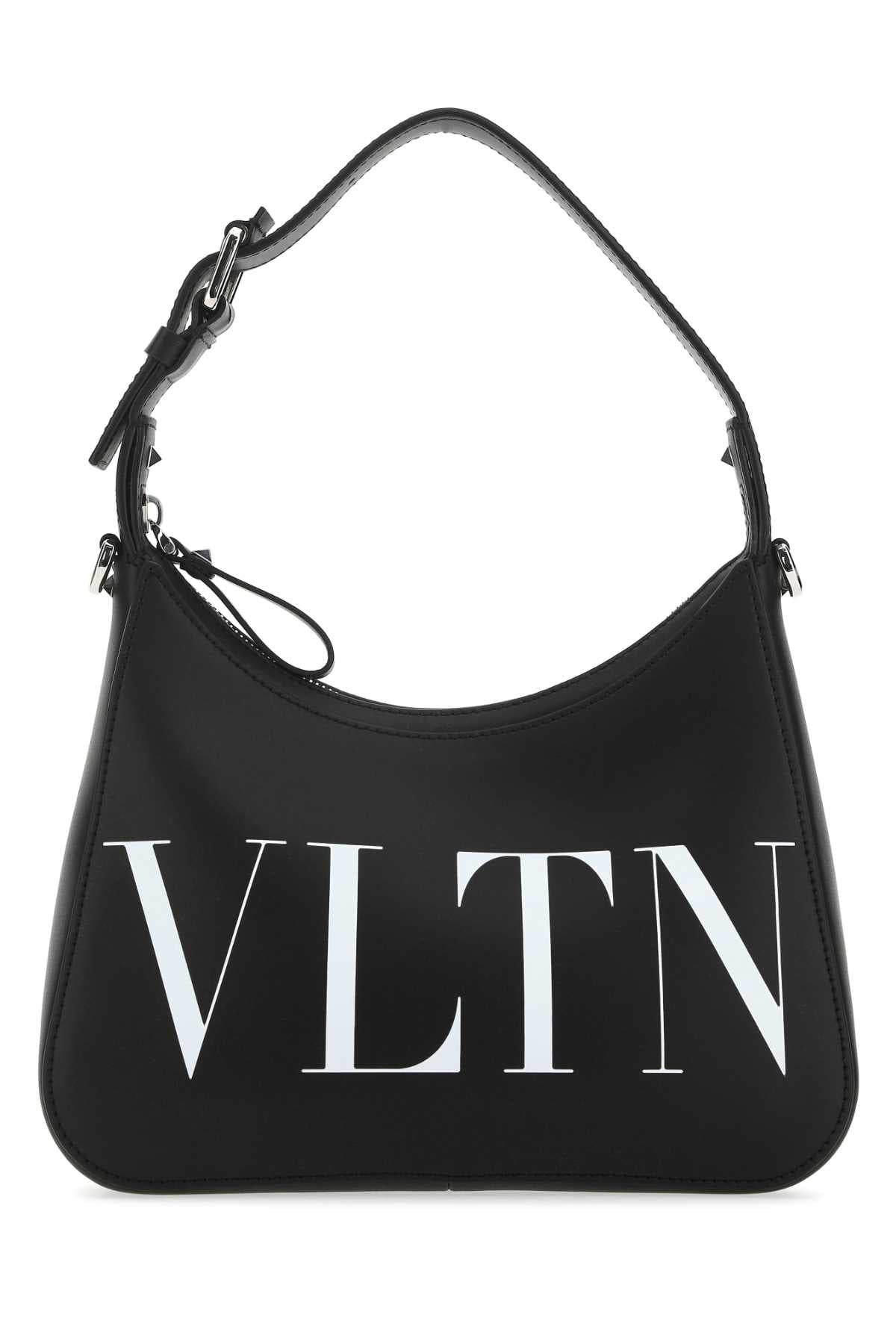 Valentino Garavani Men Black Leather Vltn Handbag DestGlow