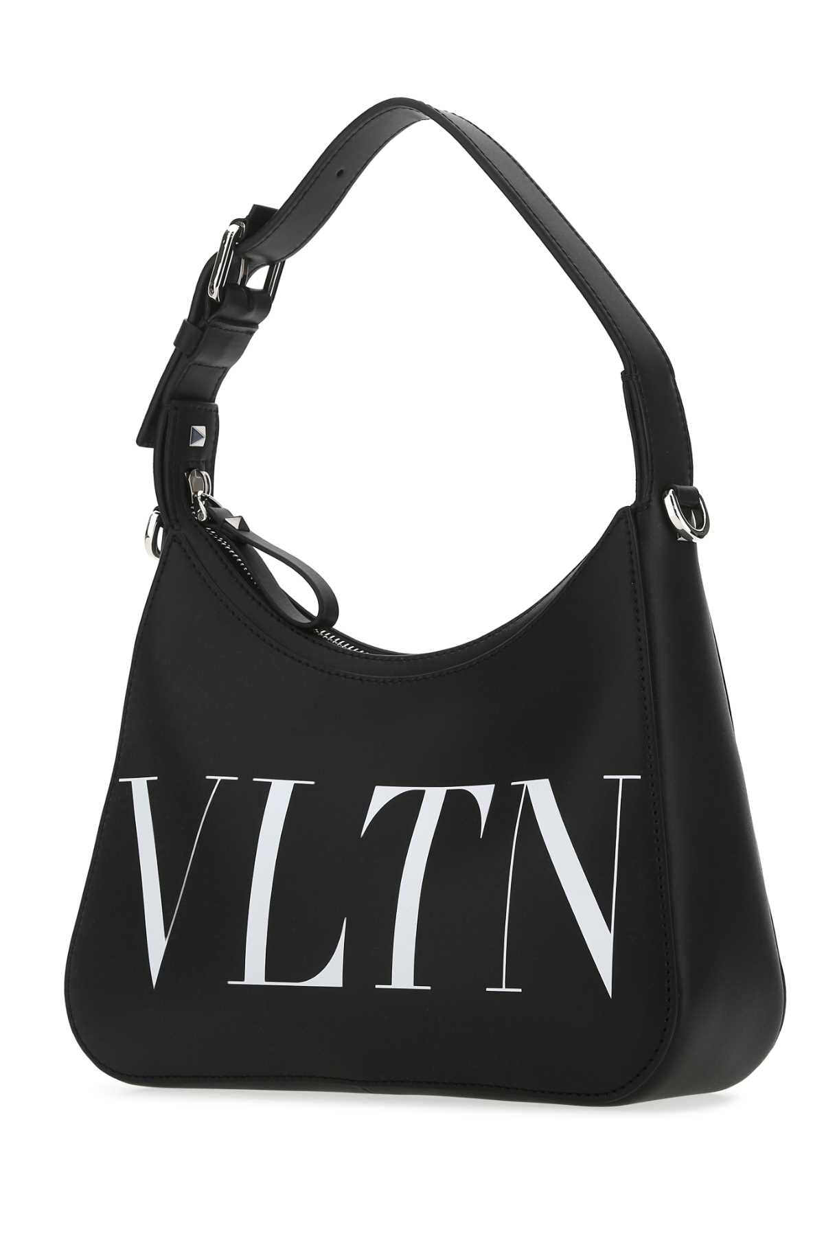 Valentino Garavani Men Black Leather Vltn Handbag DestGlow