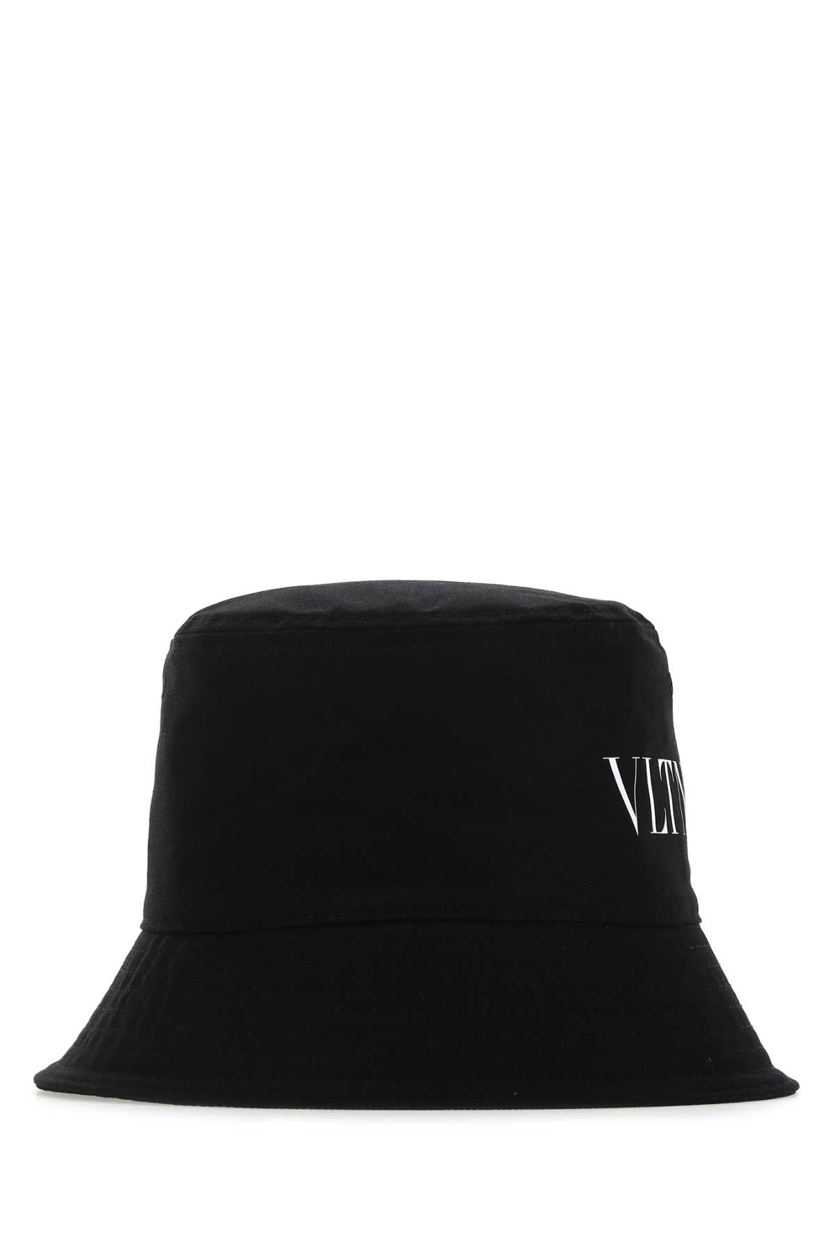 Valentino Garavani Men Black Cotton Hat by Luosophy