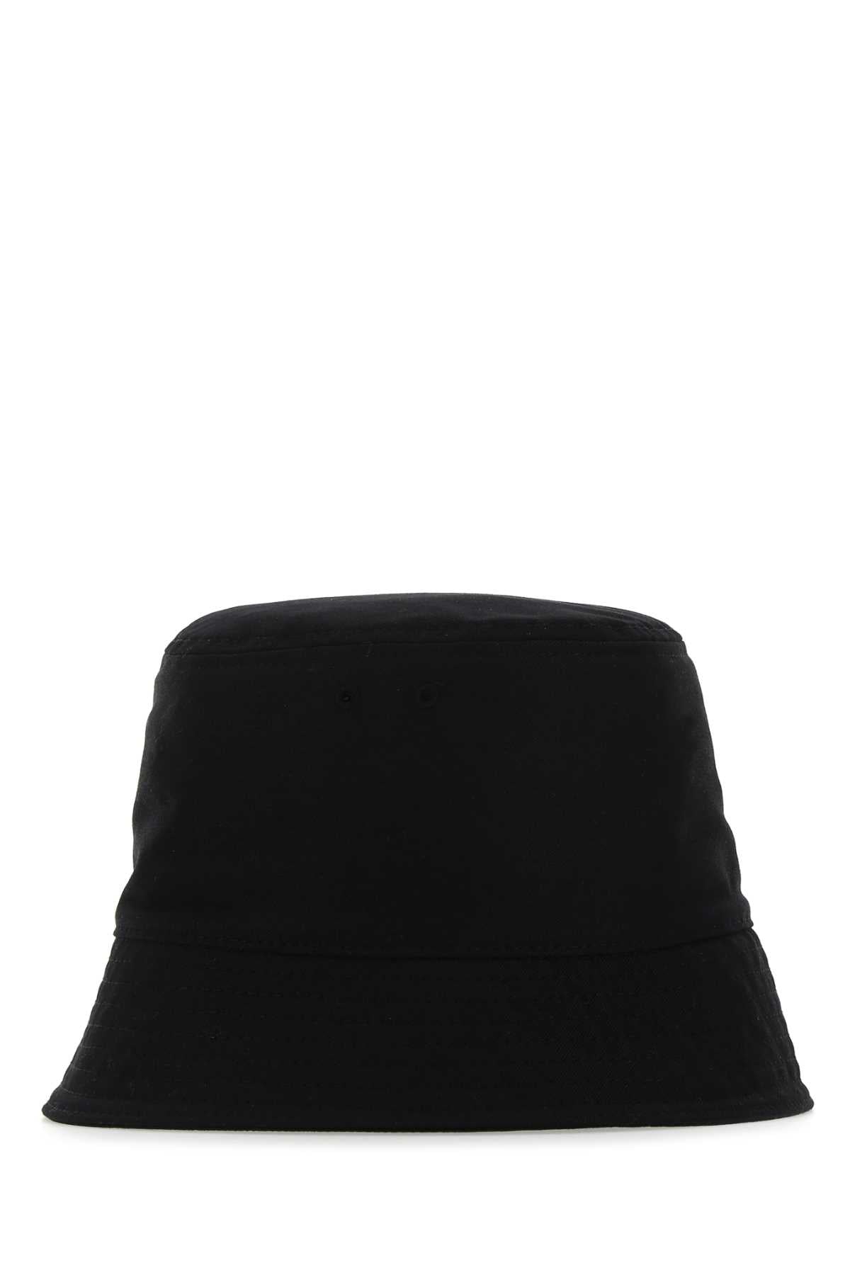 Valentino Garavani Men Black Cotton Hat by Luosophy