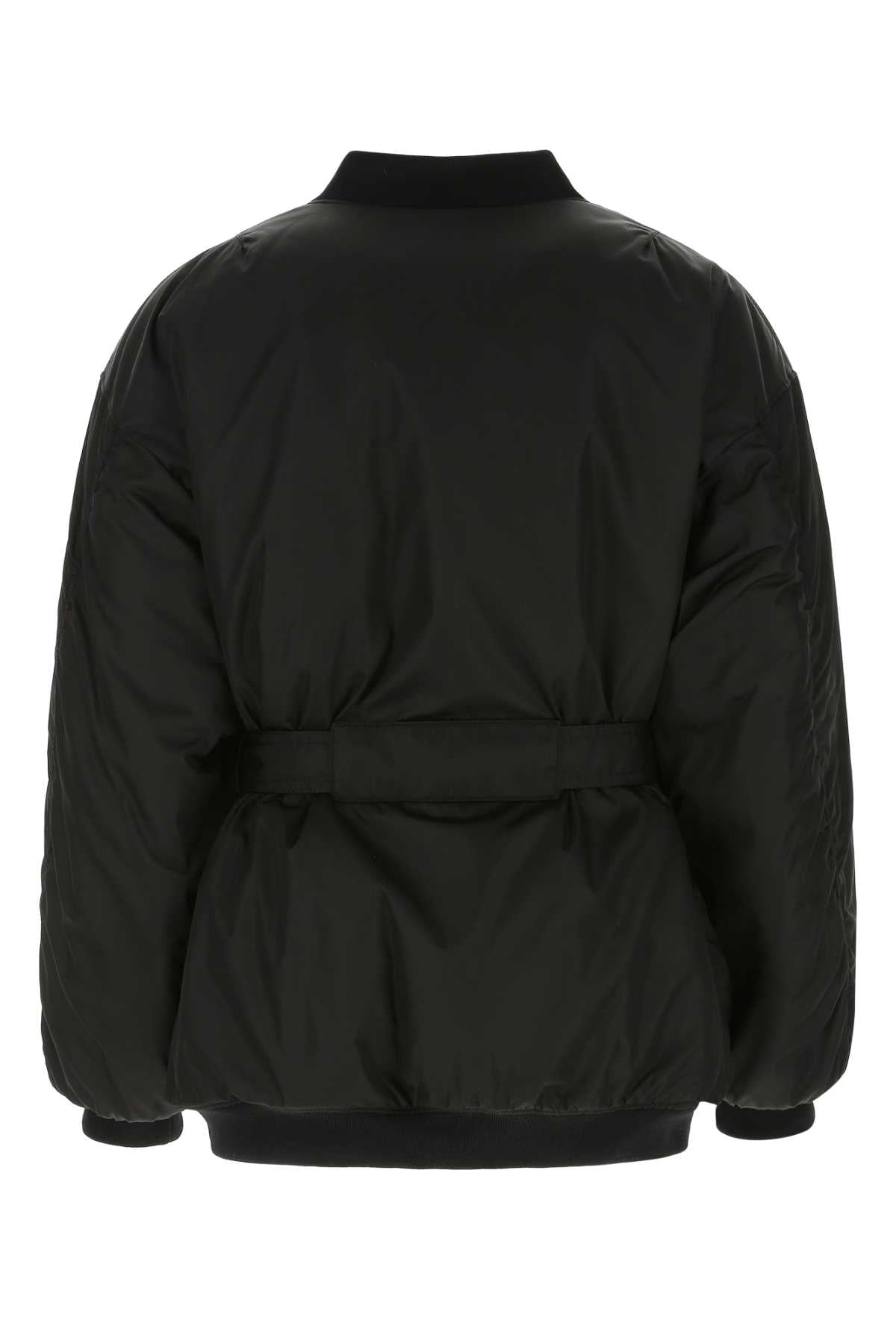 Prada Men Black Re-Nylon Padded Jacket by Luosophy