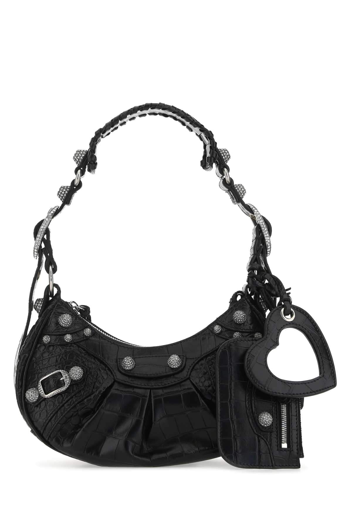 Balenciaga Women Black Leather Le Cagole Xs Shoulder Bag DestGlow