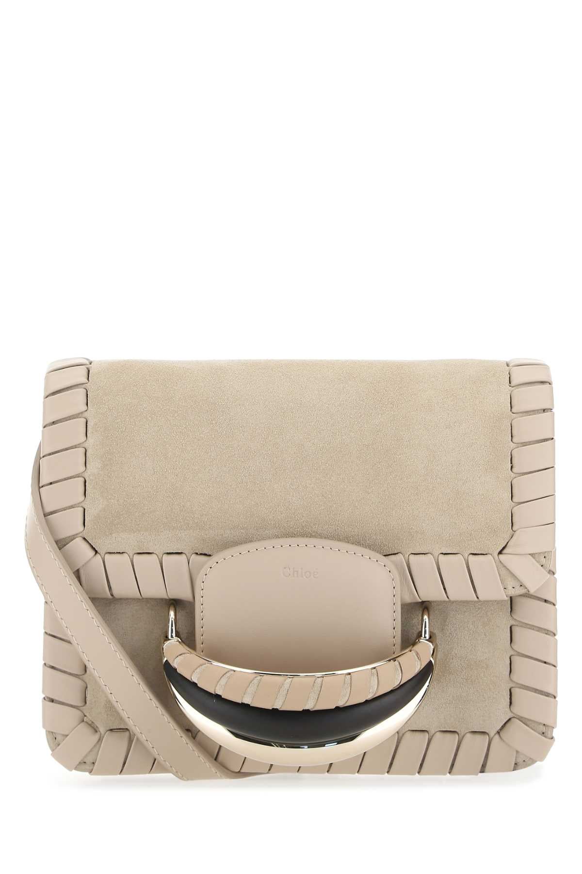 Chloe Women Sand Suede Kattie Clutch DestGlow