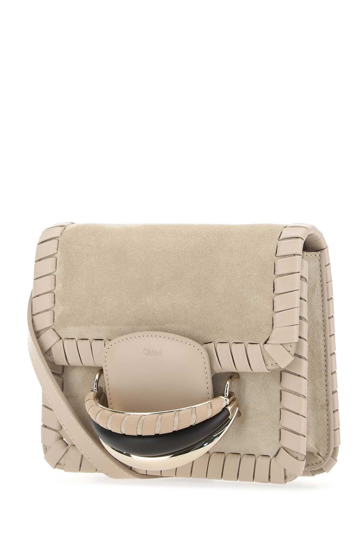 Chloe Women Sand Suede Kattie Clutch DestGlow